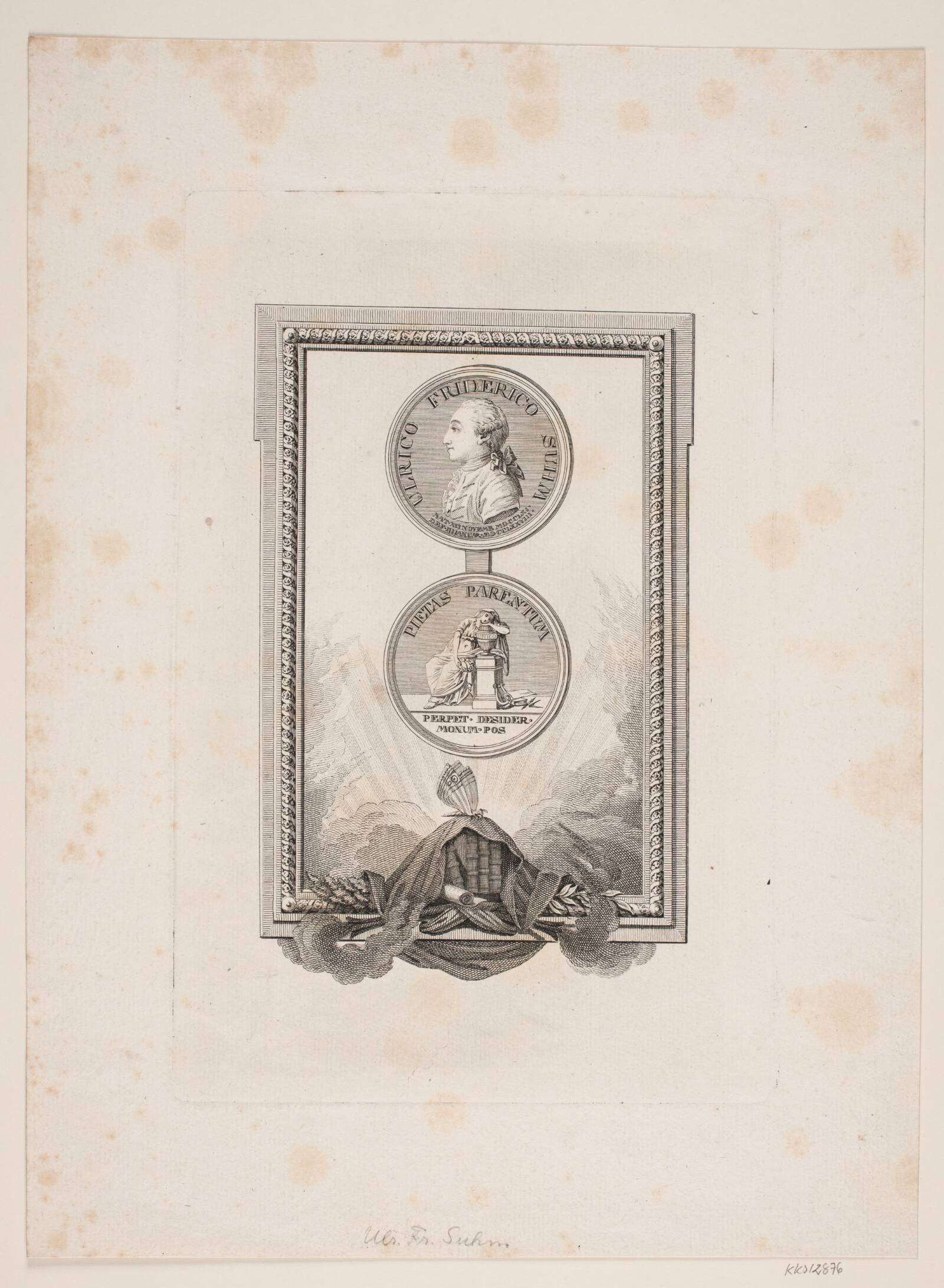 U. F. Suhm, Ubekendt, 1761-1778