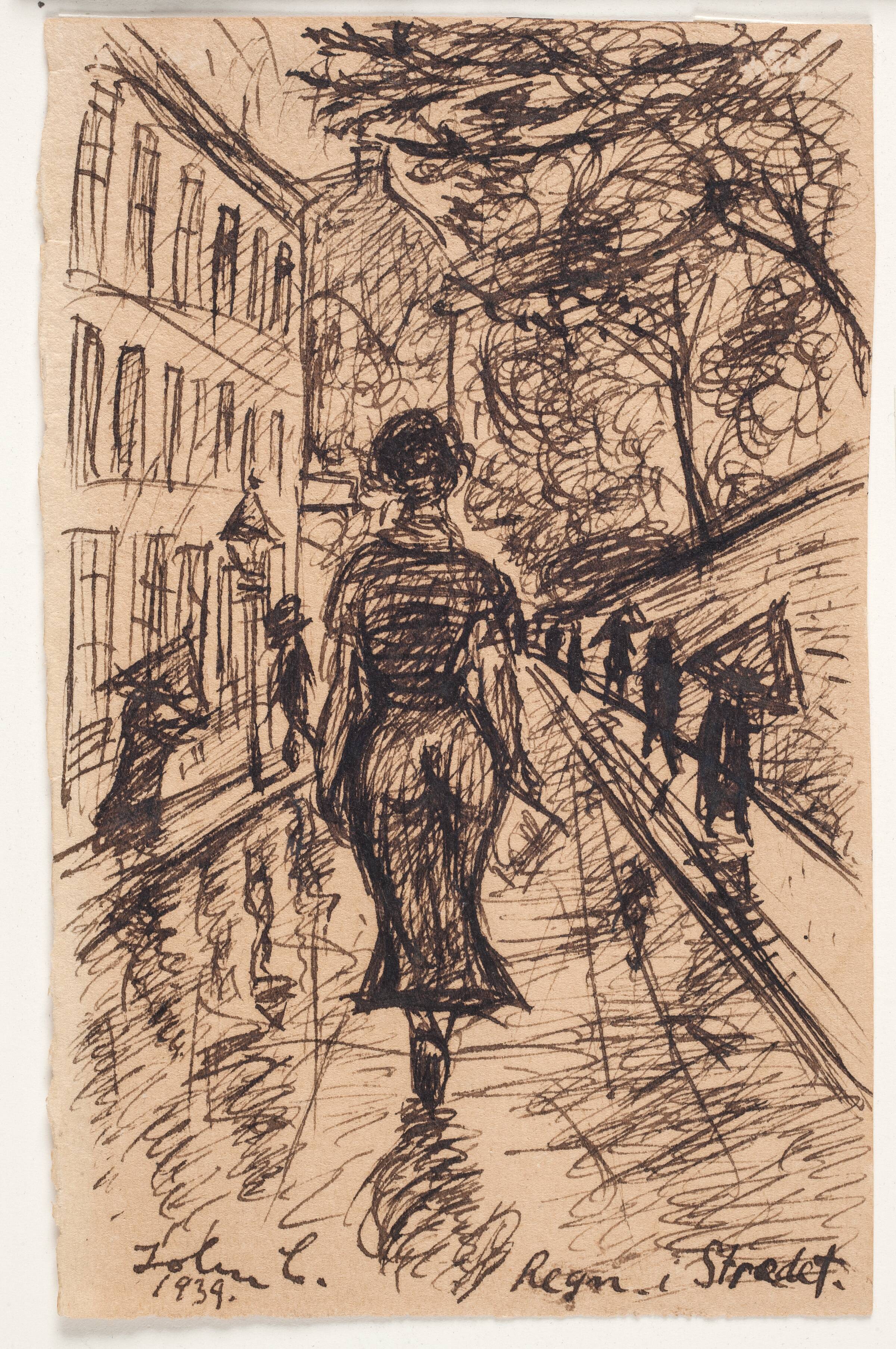 Regn i strædet, John Christensen, 1939