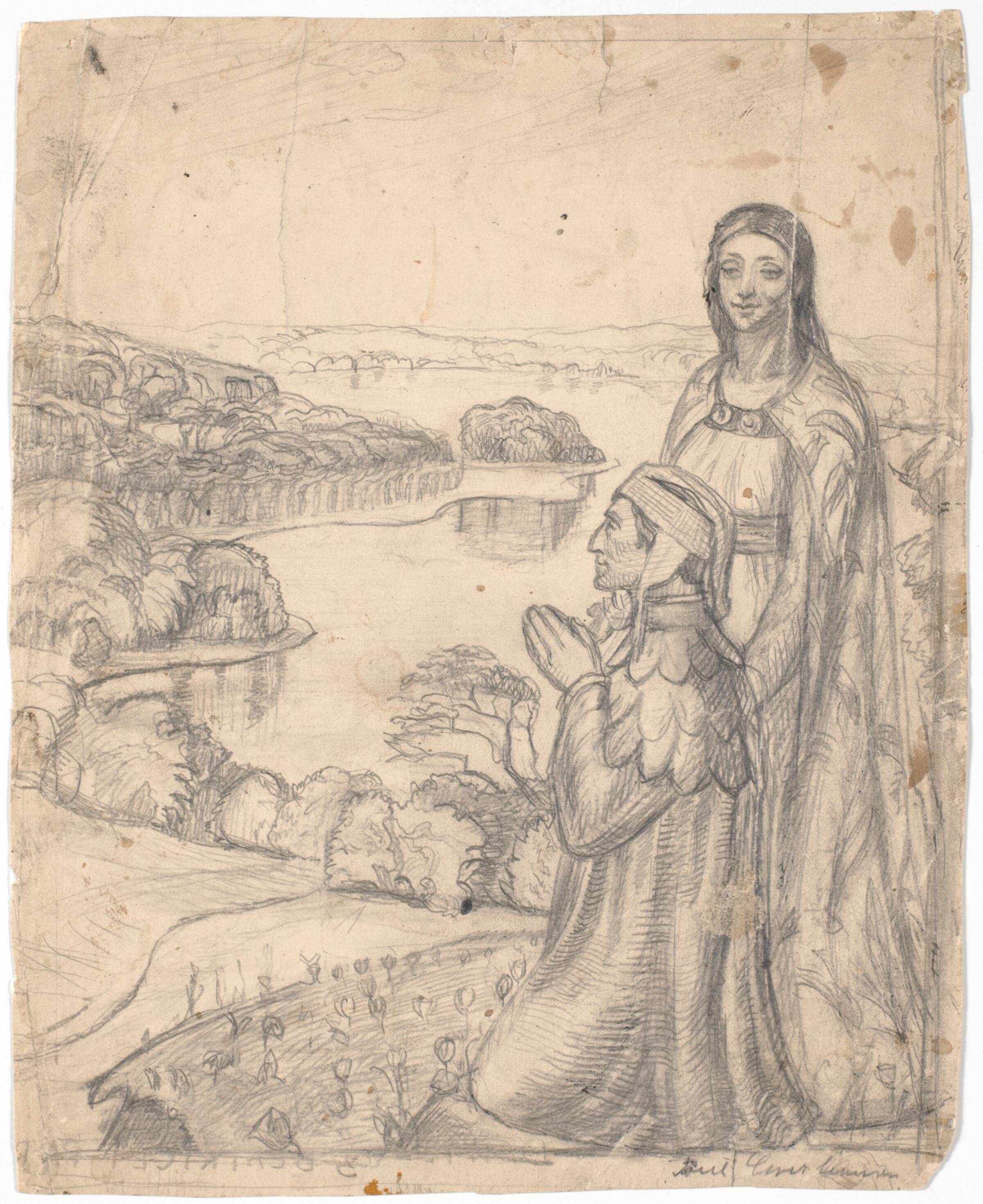 Dante og Beatrice i Paradis, Poul S. Christiansen, 1903