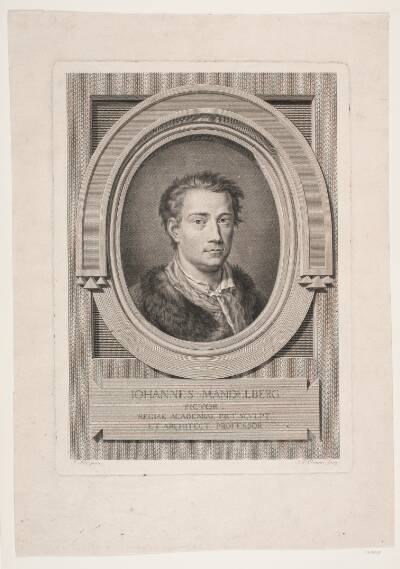 Portræt af maleren Johan Mandelberg