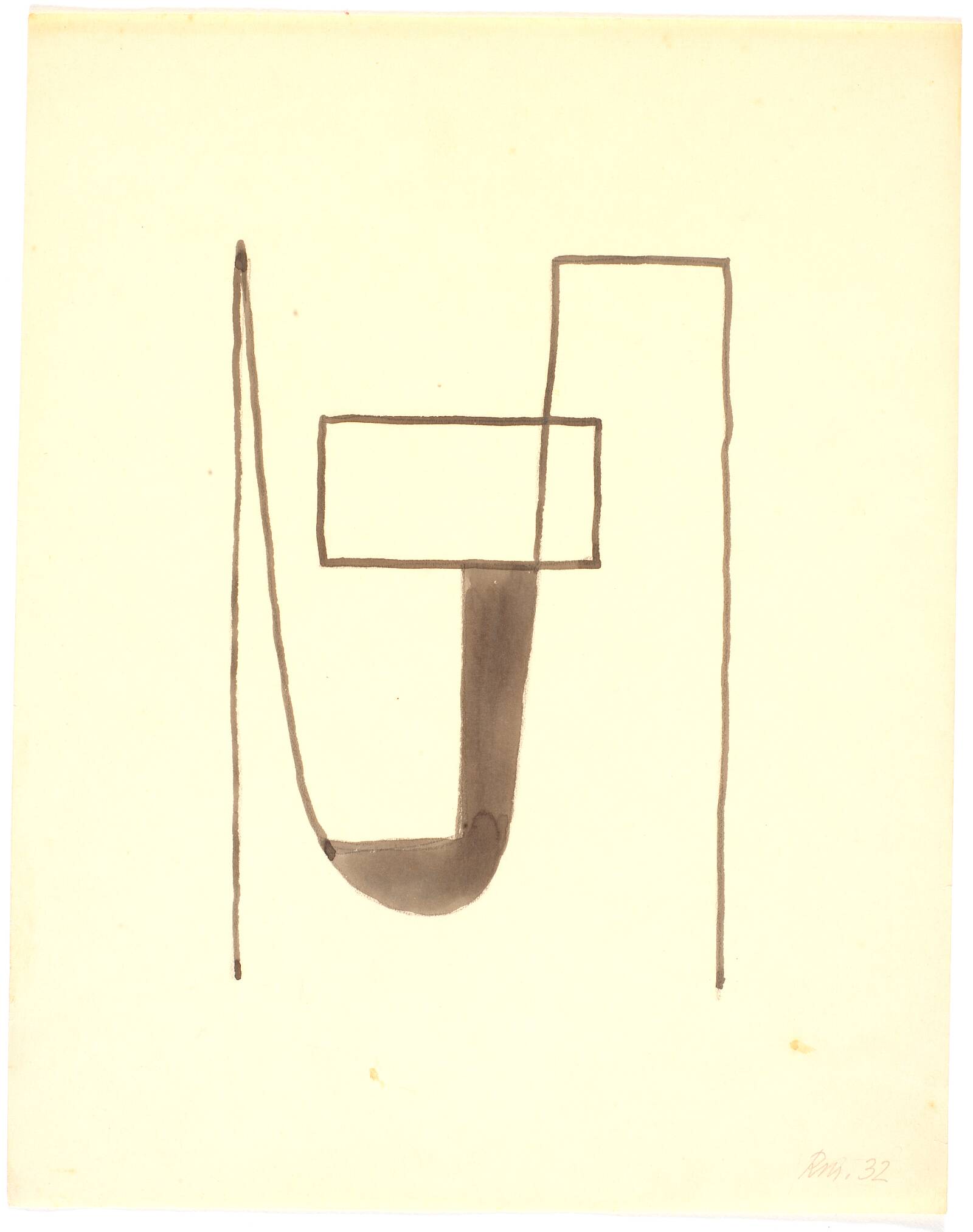Komposition, Richard Mortensen, 1931-1933
