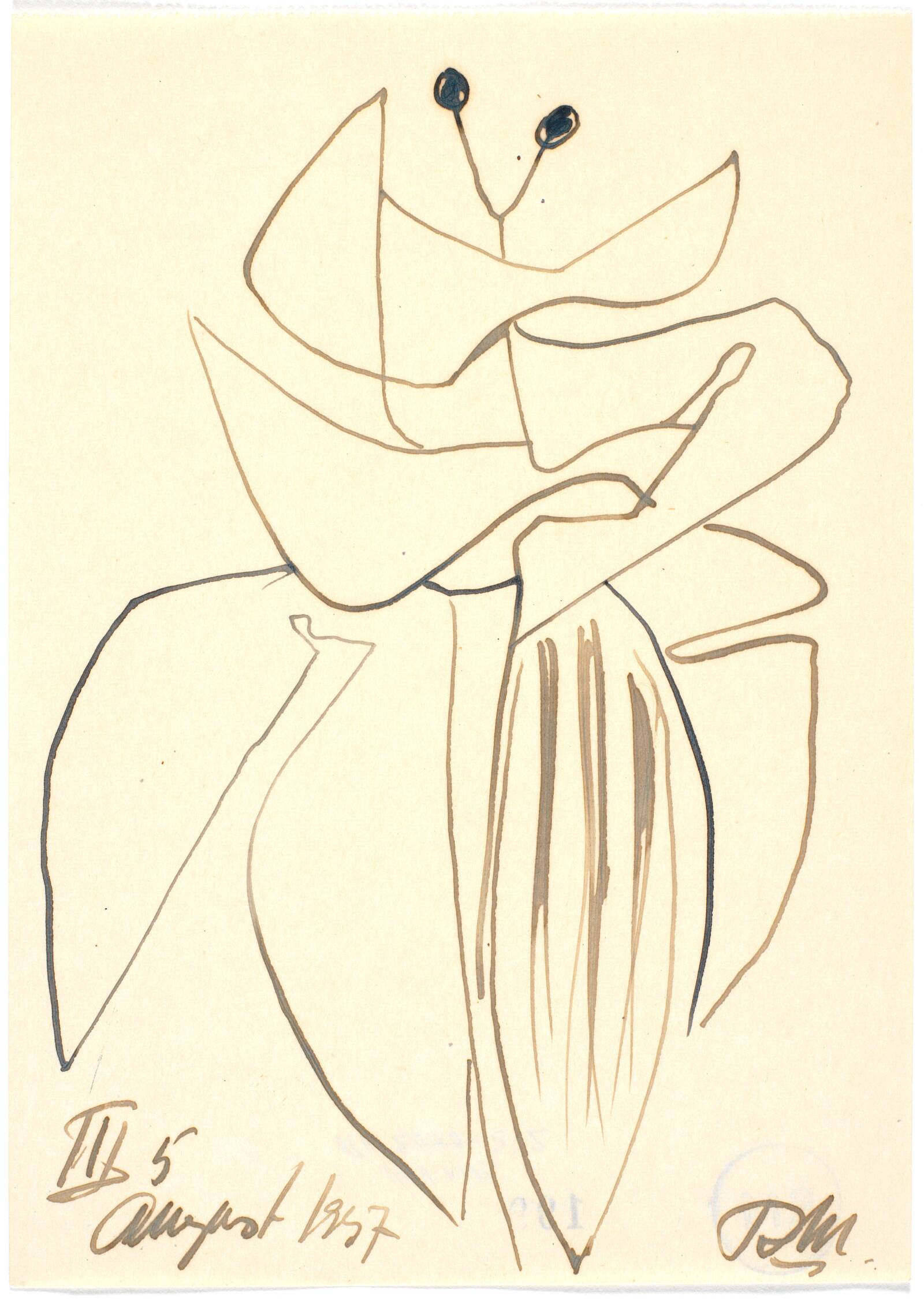 Botanisk figuration, Richard Mortensen, 1937