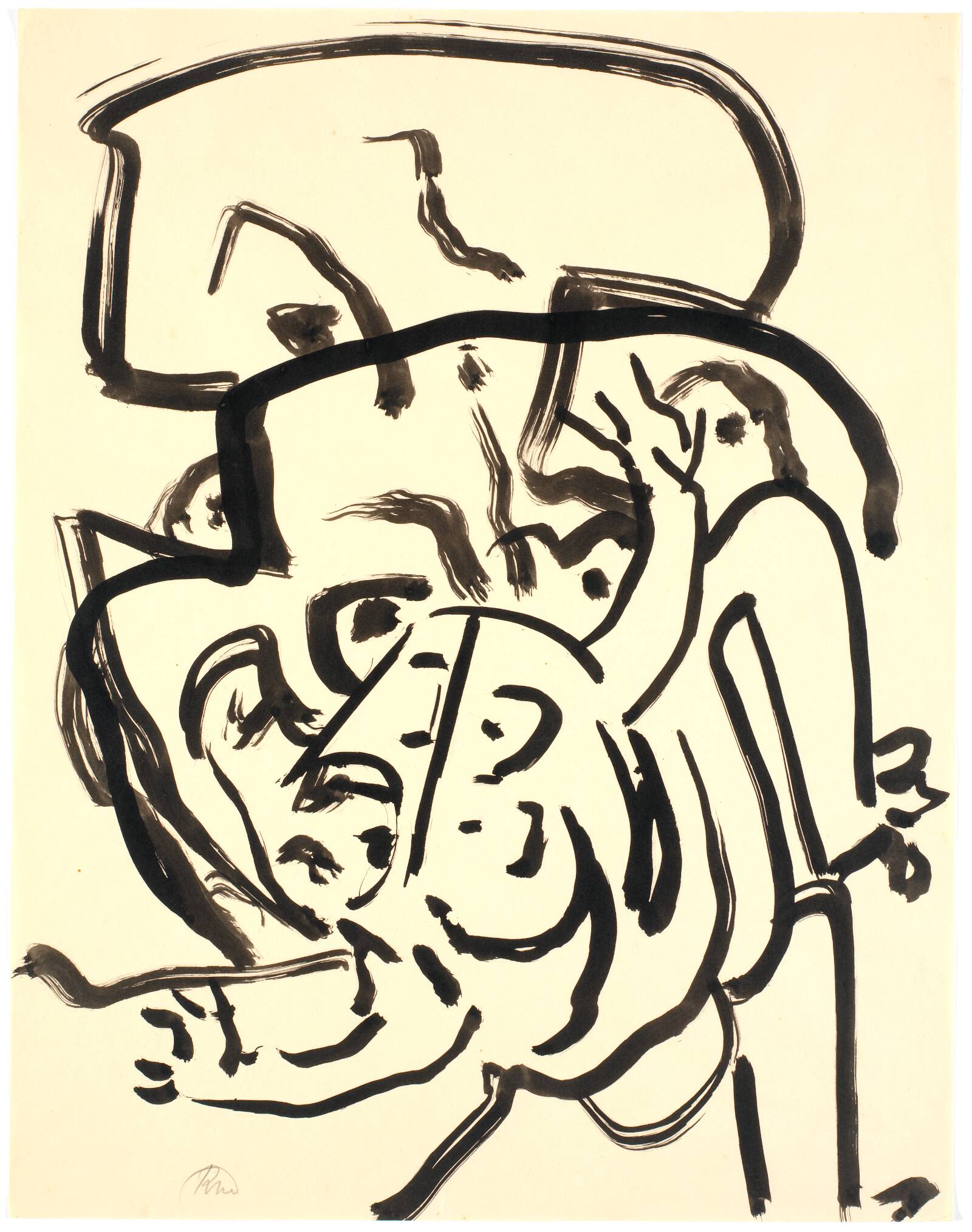 Mor-barn figur, Richard Mortensen, 1942-1944