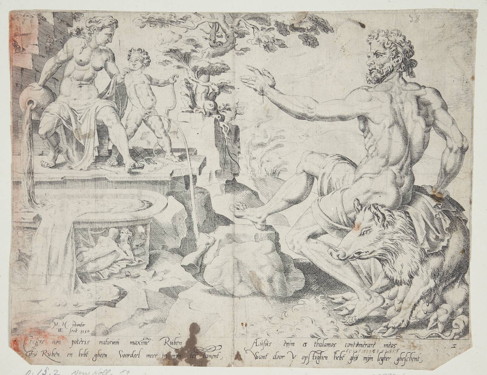 Ruben, Dirk Volkertsz. Coornhert, 1547-1550