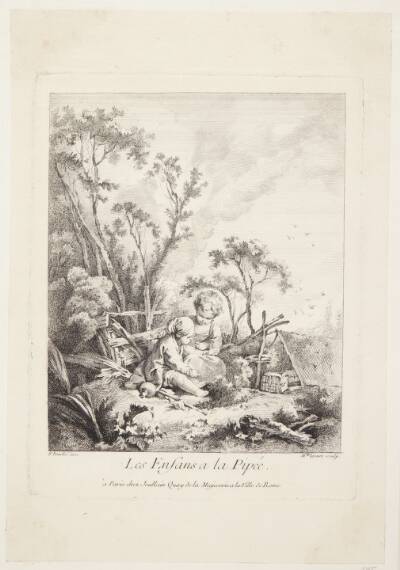 To børn fanger fugle (Les Enfants a la pipée)