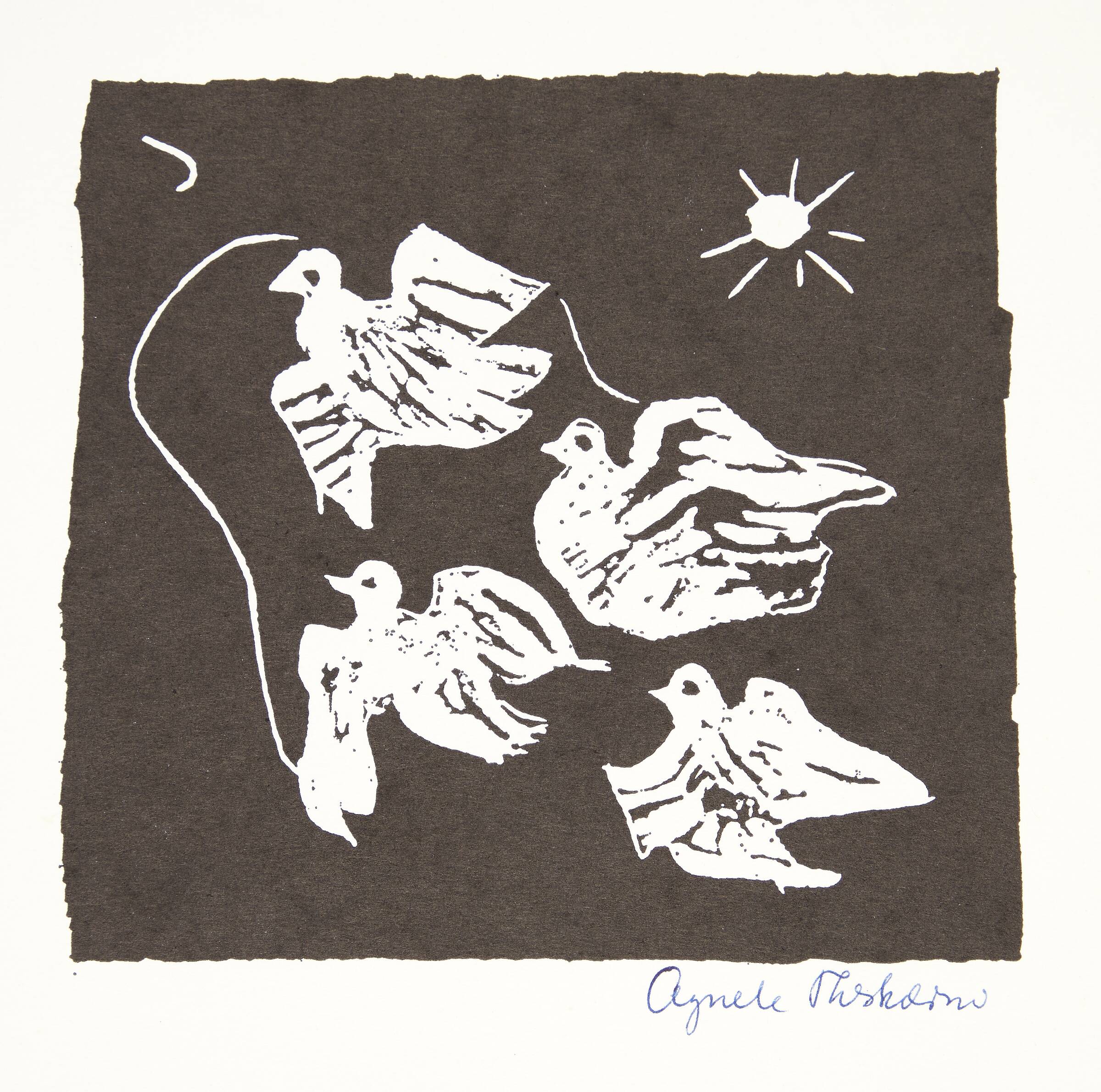"Fugle i flugt", Agnete Therkildsen, 1979