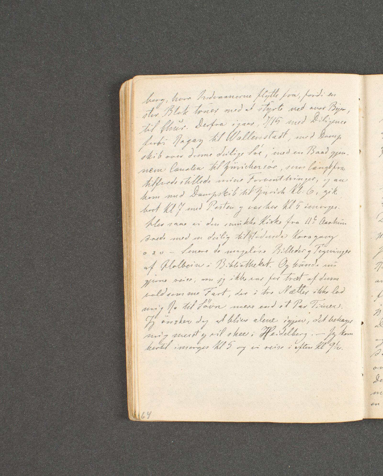 Rejsedagbog. Basel, Johan Thomas Lundbye, 1846