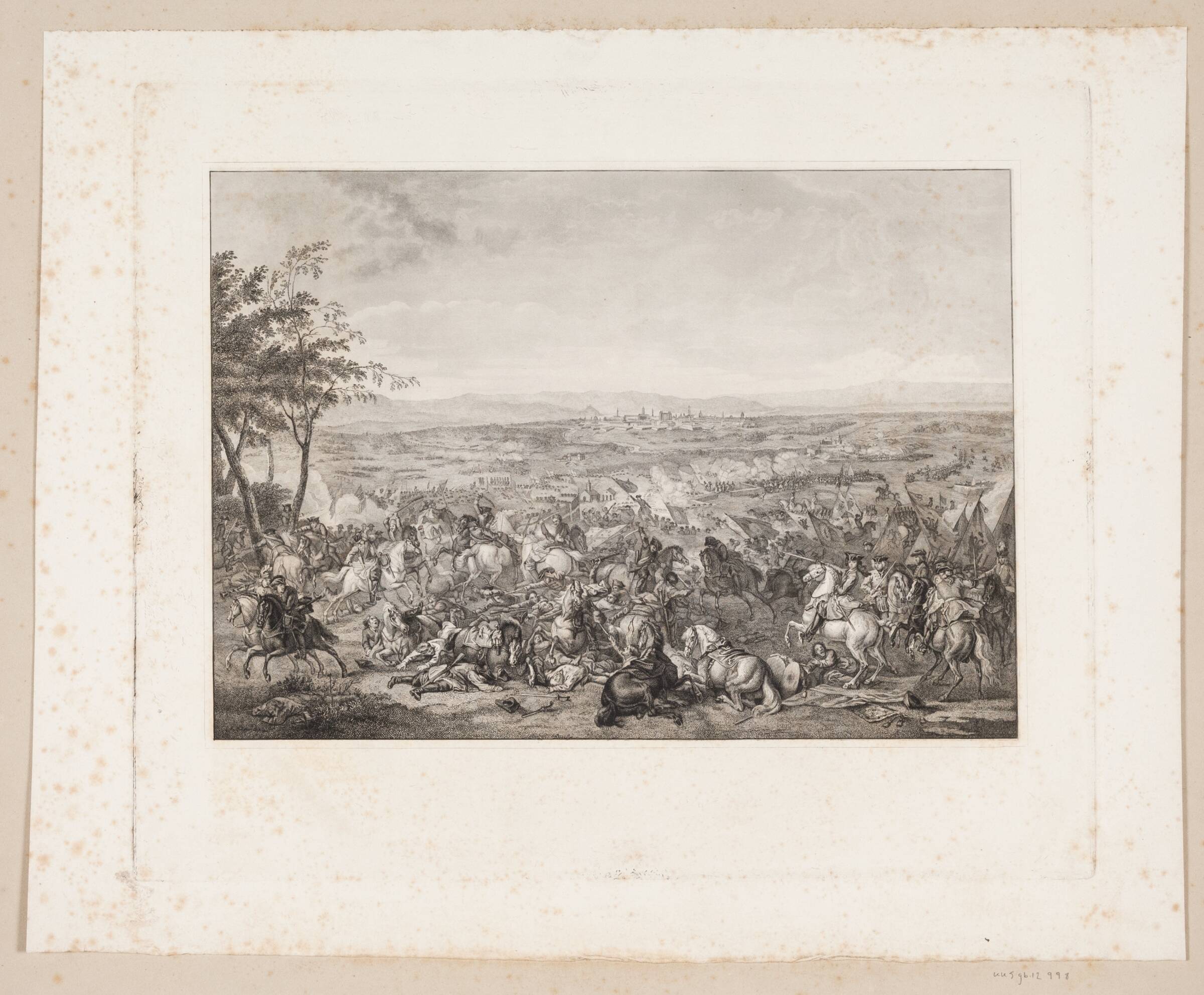 Slaget ved Turin 1706, Edvard Sonne, 1836-1840