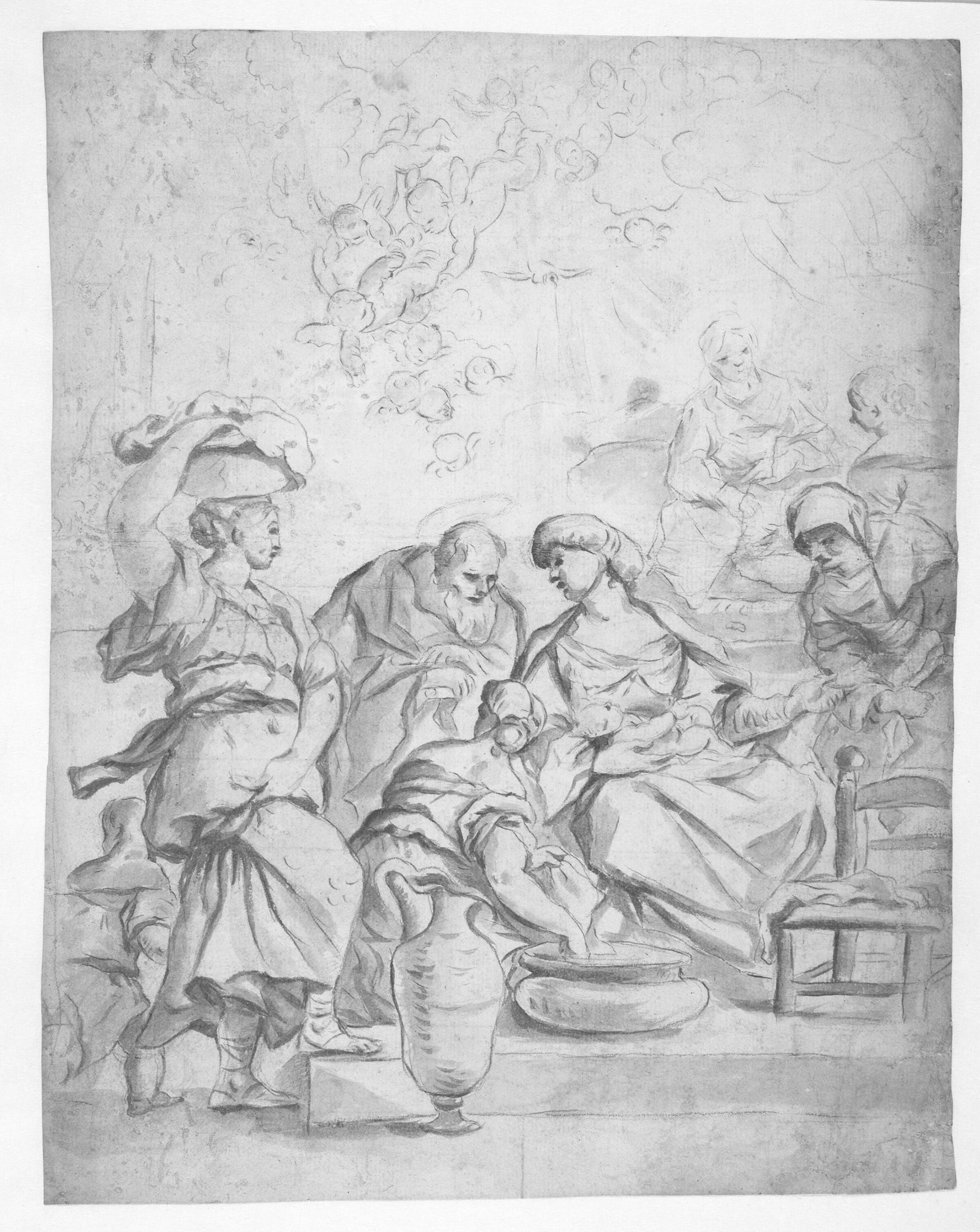 Jomfru Marias fødsel, Неизвестный художник, 1670-1770