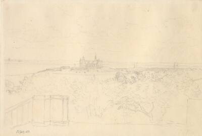 Kronborg set fra Marienlyst