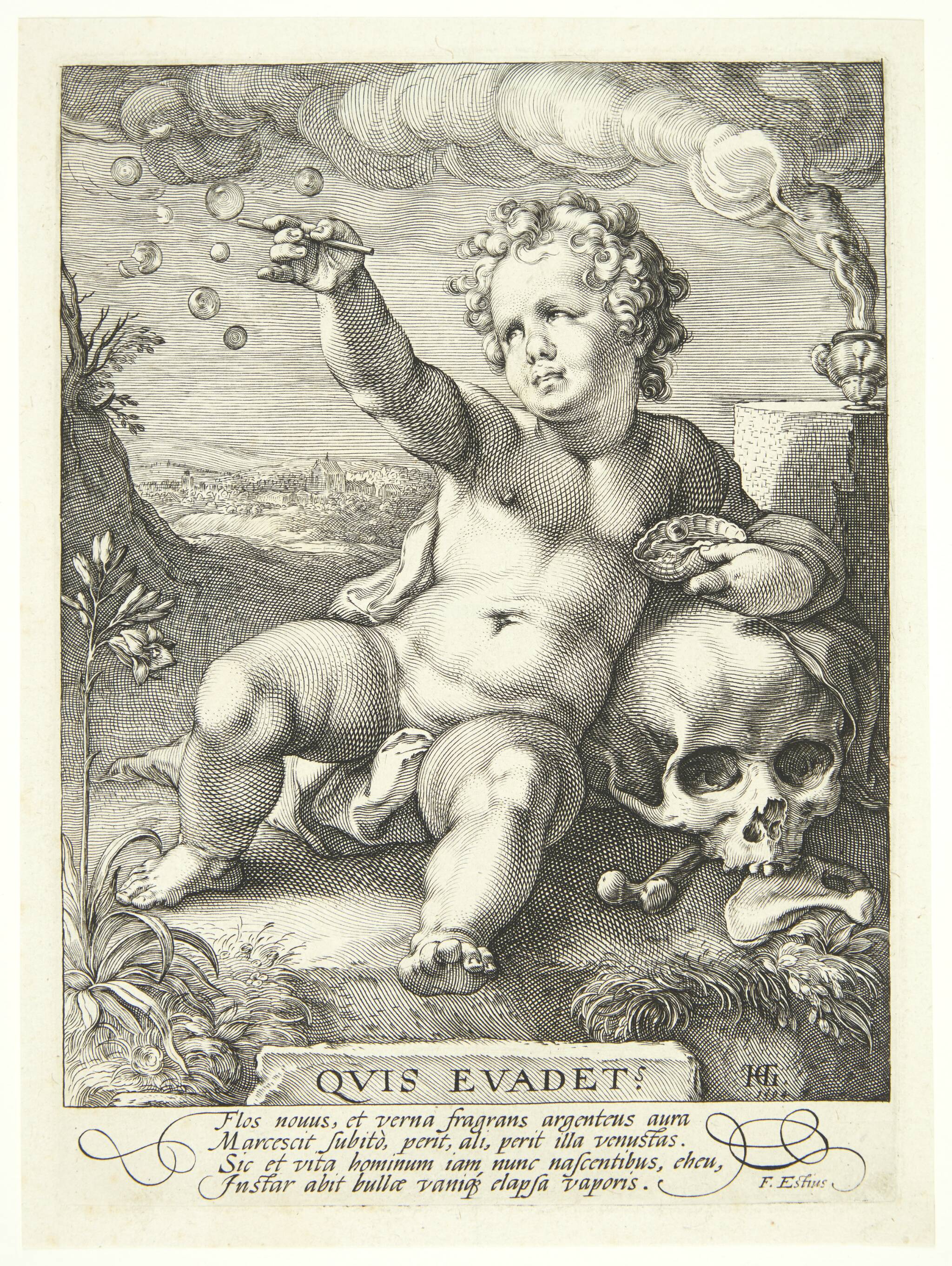 Allegori over livets flygtighed ("Quis Evadet?")