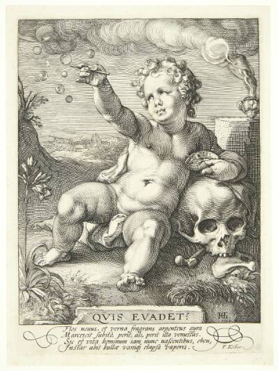 Allegori over livets flygtighed ("Quis Evadet?")
