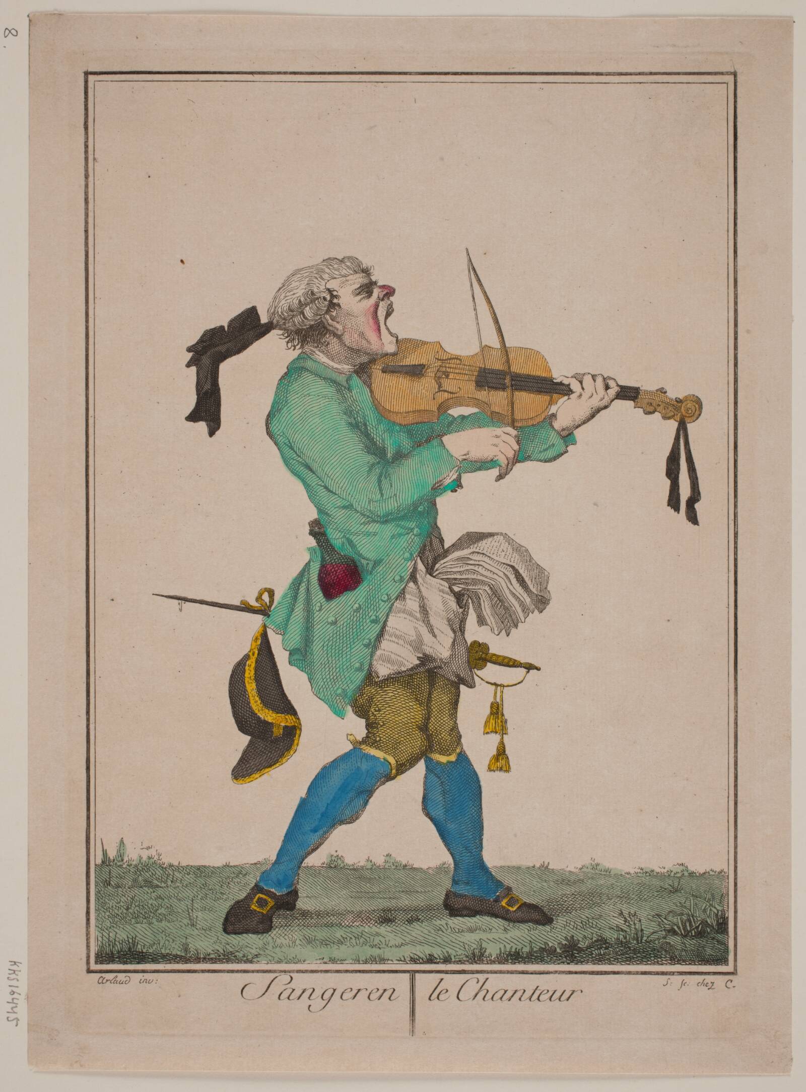 "Sangeren", Georg Christian Schule, 1778-1780