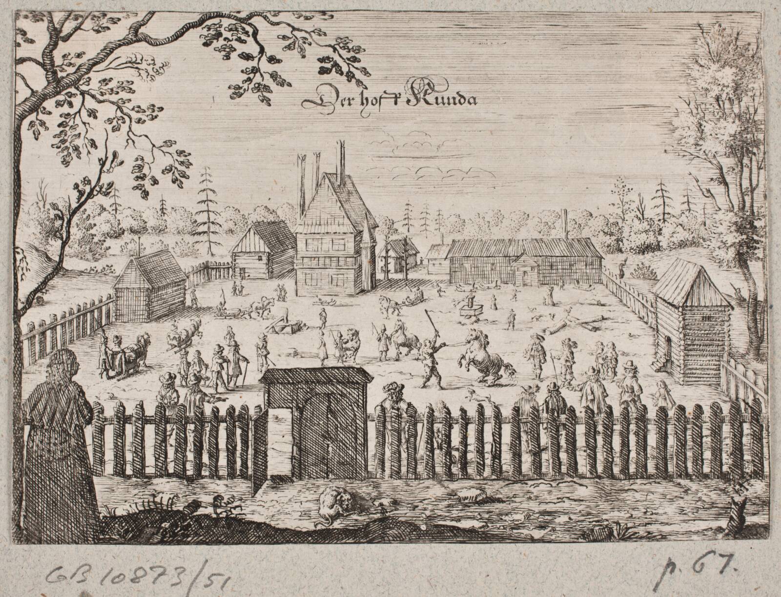 "Der hoff Kunda", Ubekendt, 1647