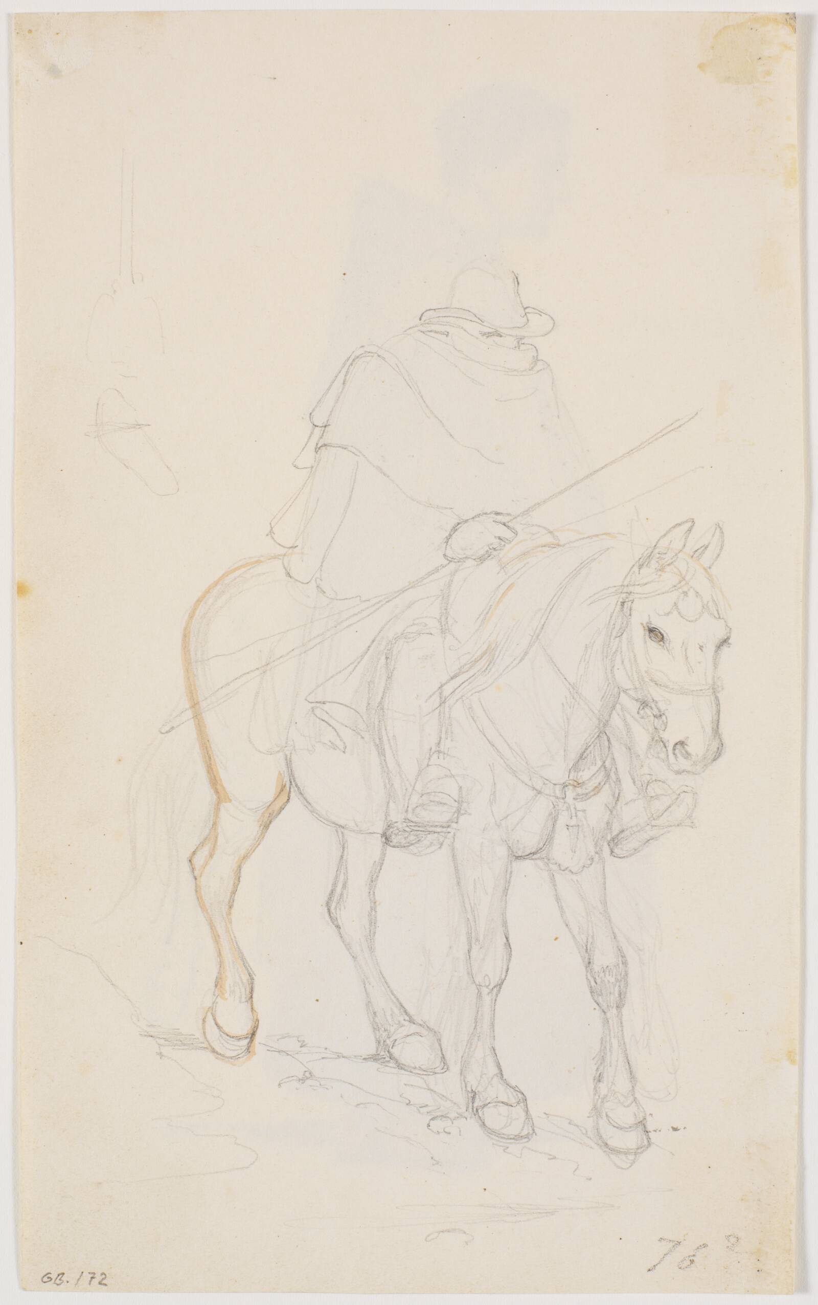 Ridende Campagnol, Johan Thomas Lundbye, 1845