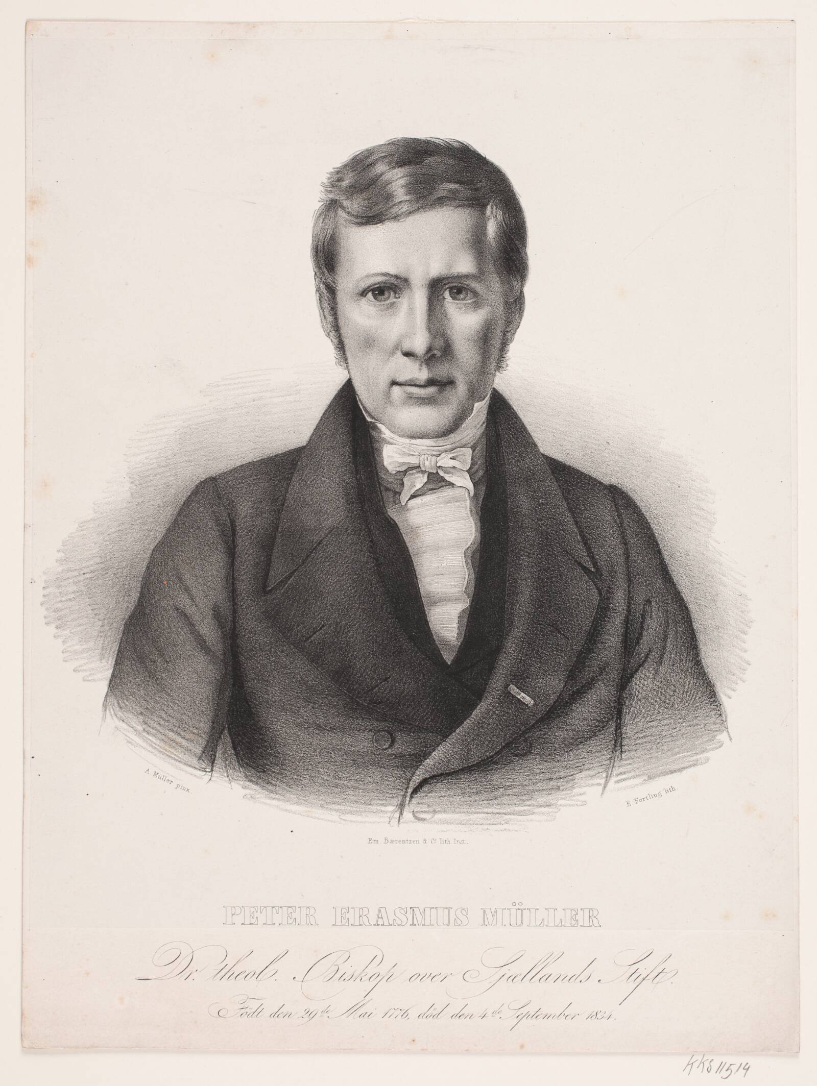 Peter Erasmus Müller, Edvard Fortling, 1809-1875