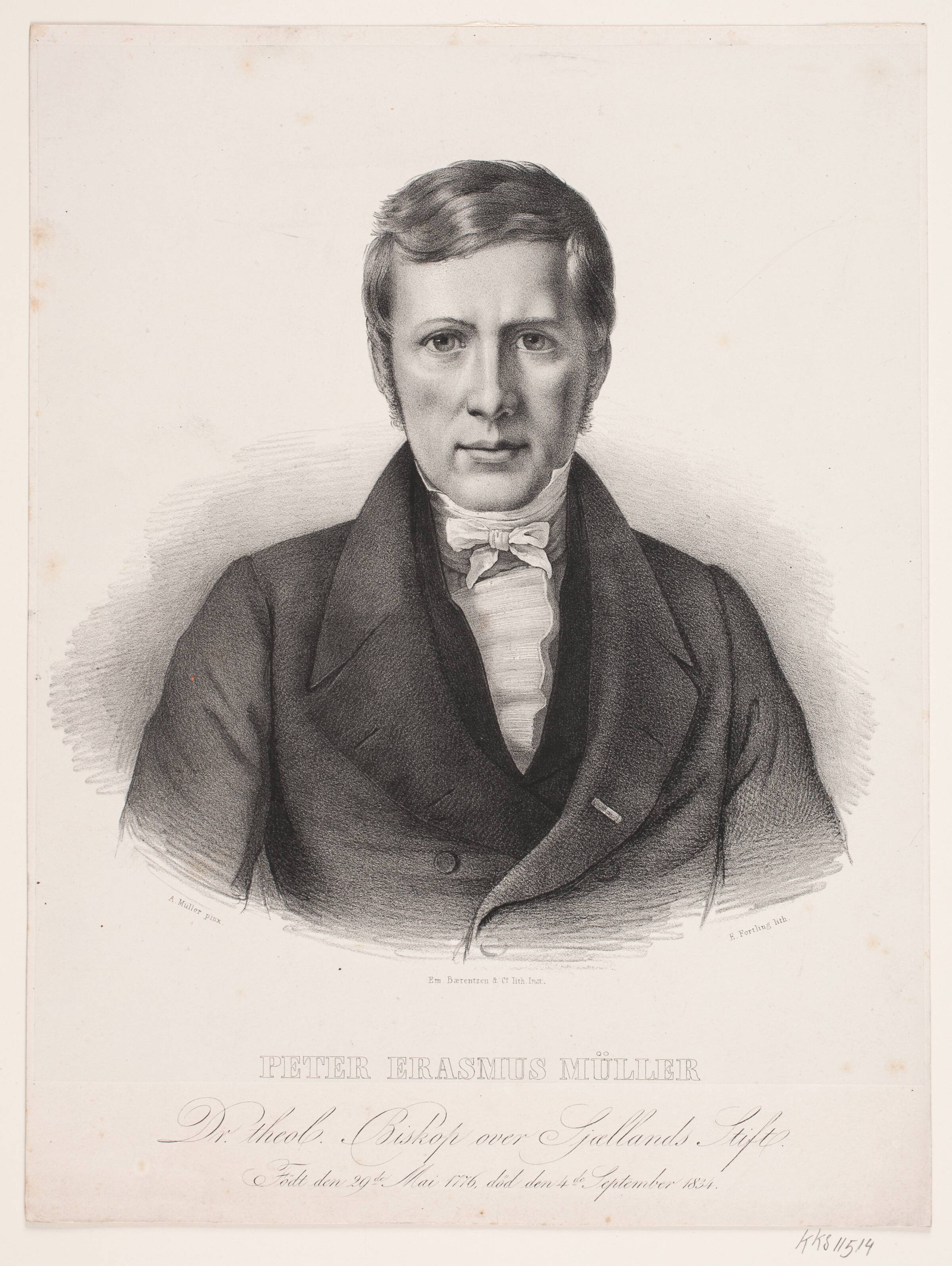 Peter Erasmus Müller, Edvard Fortling, 1809-1875