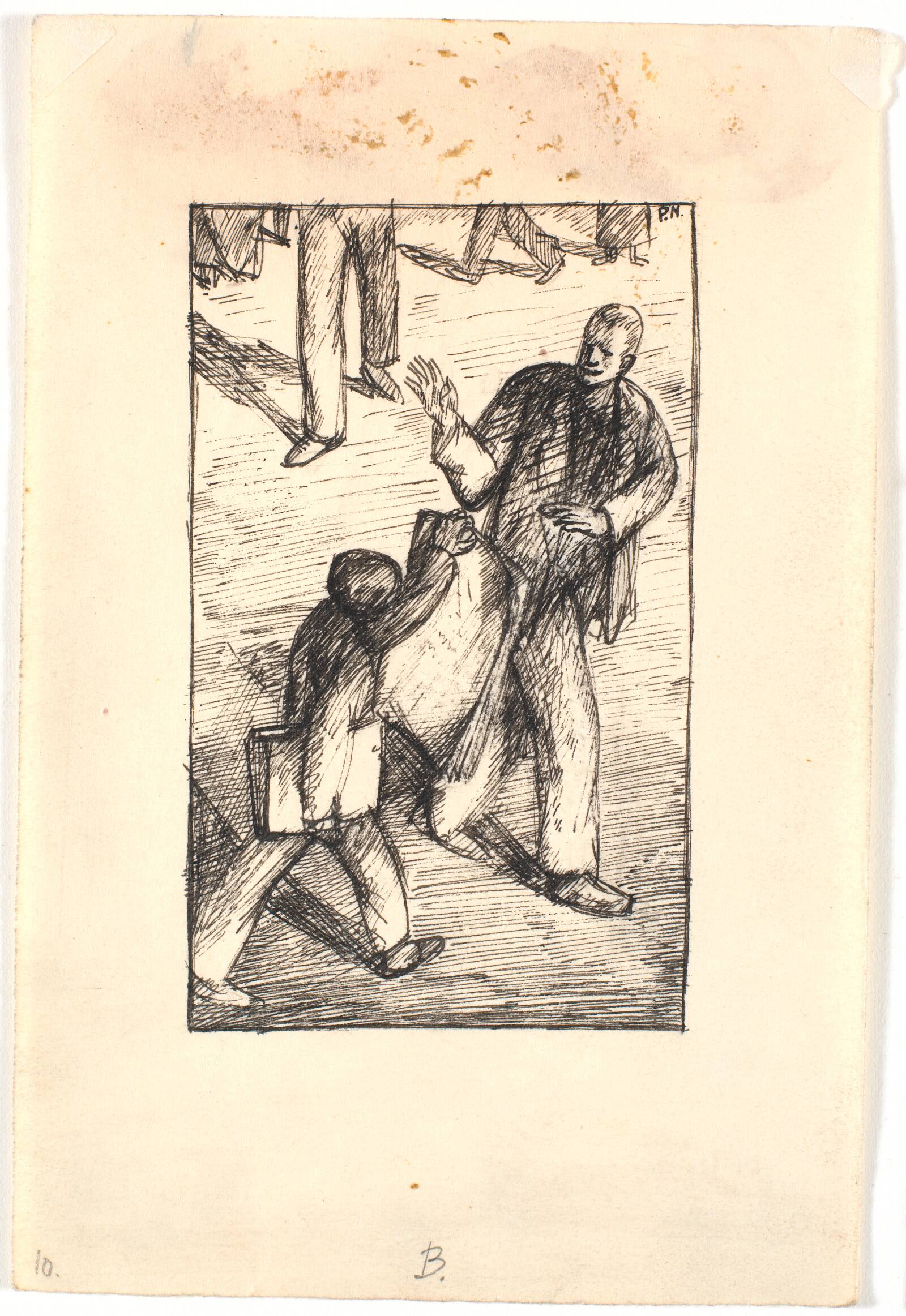 B, Palle Nielsen, 1949-1950
