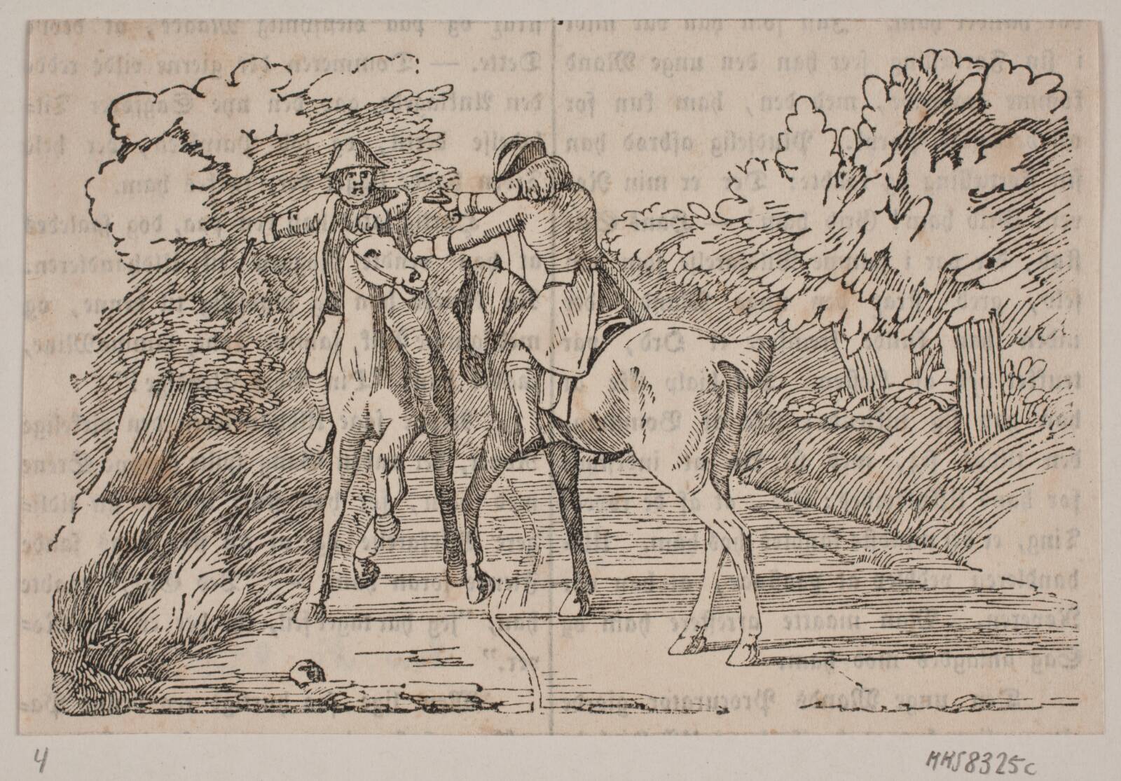 Røveren med parykken, Ubekendt, 1840