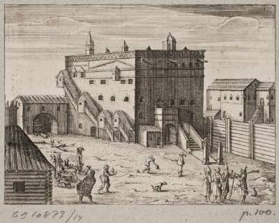 Plads i en russisk by
