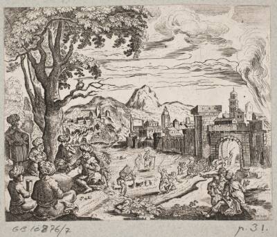 Illustration til Adam Olearius, “Persianischer Rosenthal von einem Sinnreichen Poeten Schich Saadi […]”, Schleswig 1660