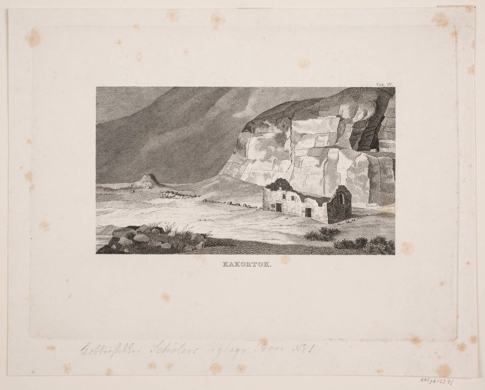 Kakortok, Grønland, Peter Christian Schøler, 1834-1866