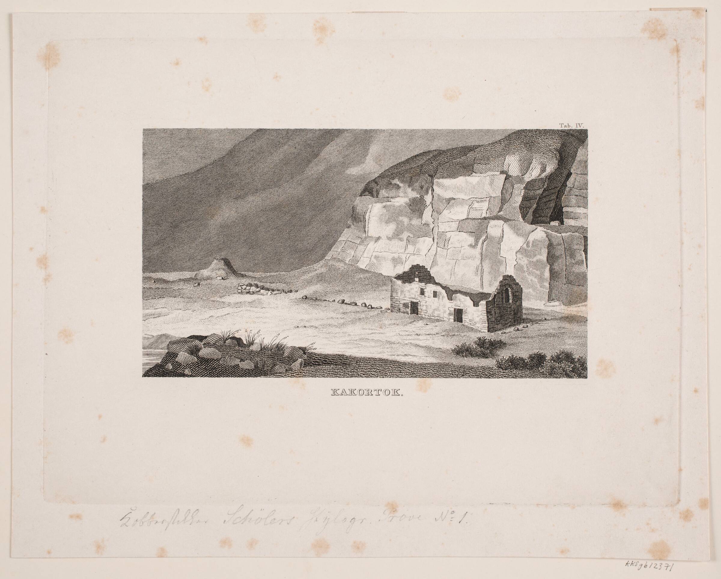 Kakortok, Grønland, Peter Christian Schøler, 1834-1866