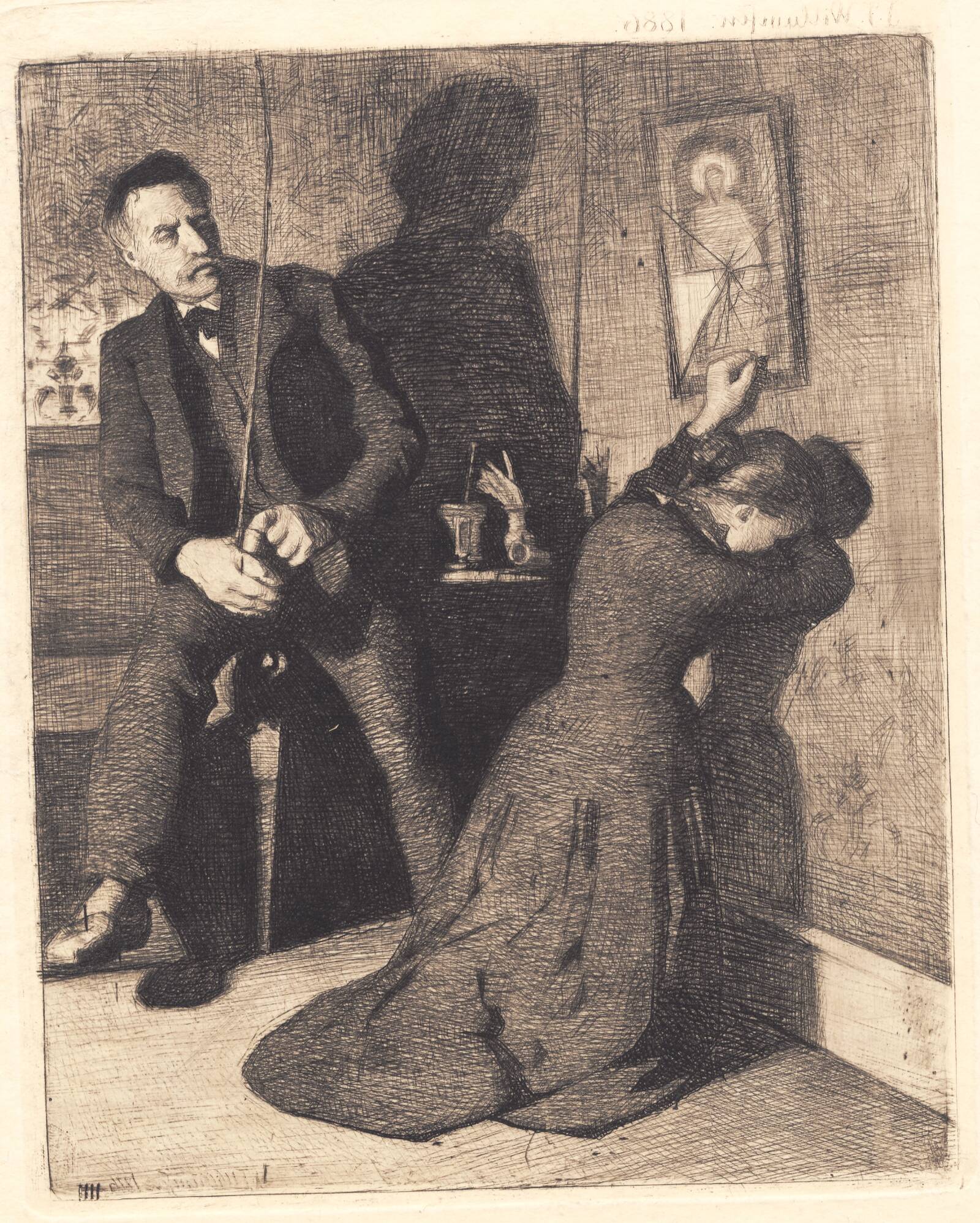 Ægteskab, J.F. Willumsen, 1886