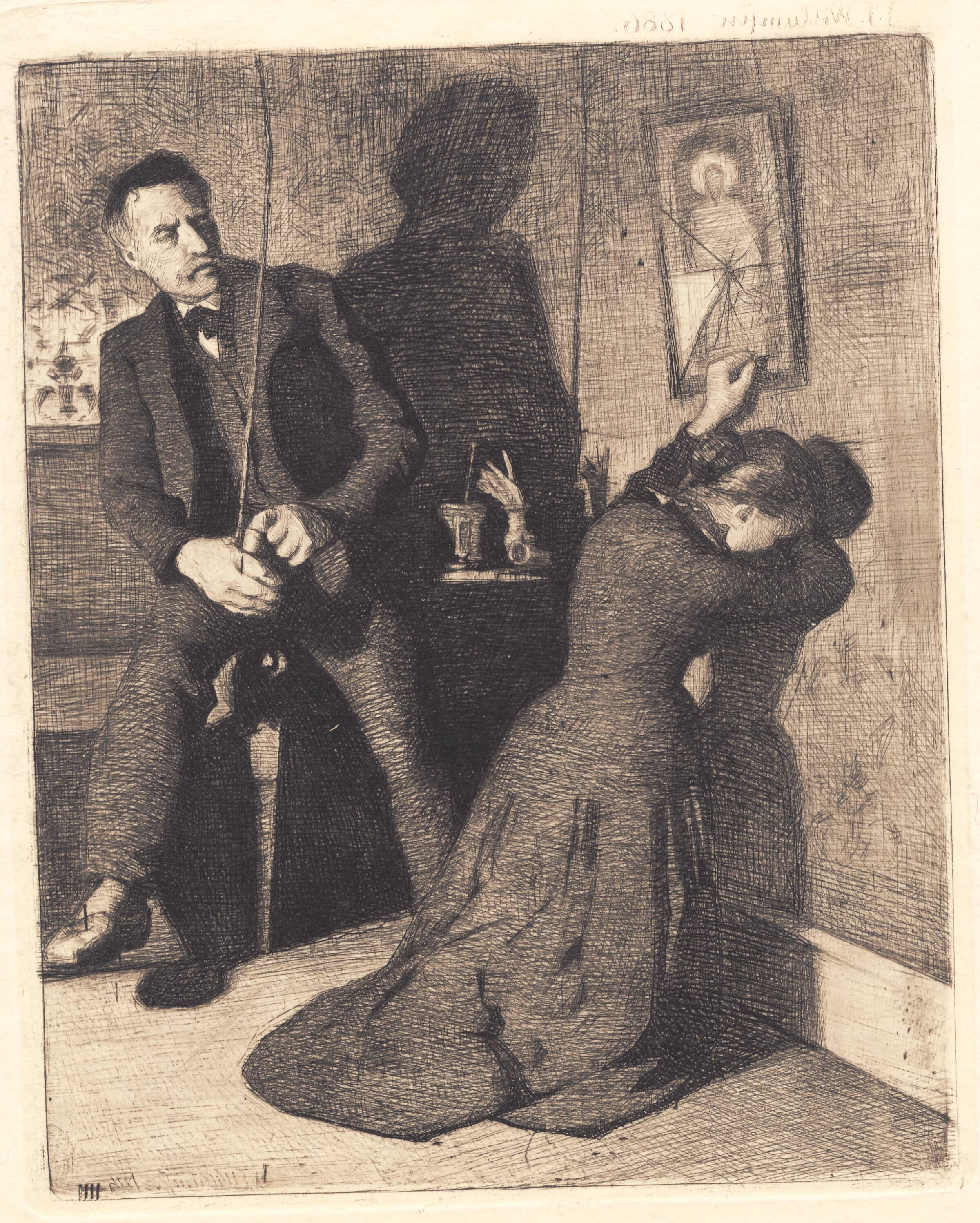 Ægteskab, J.F. Willumsen, 1886