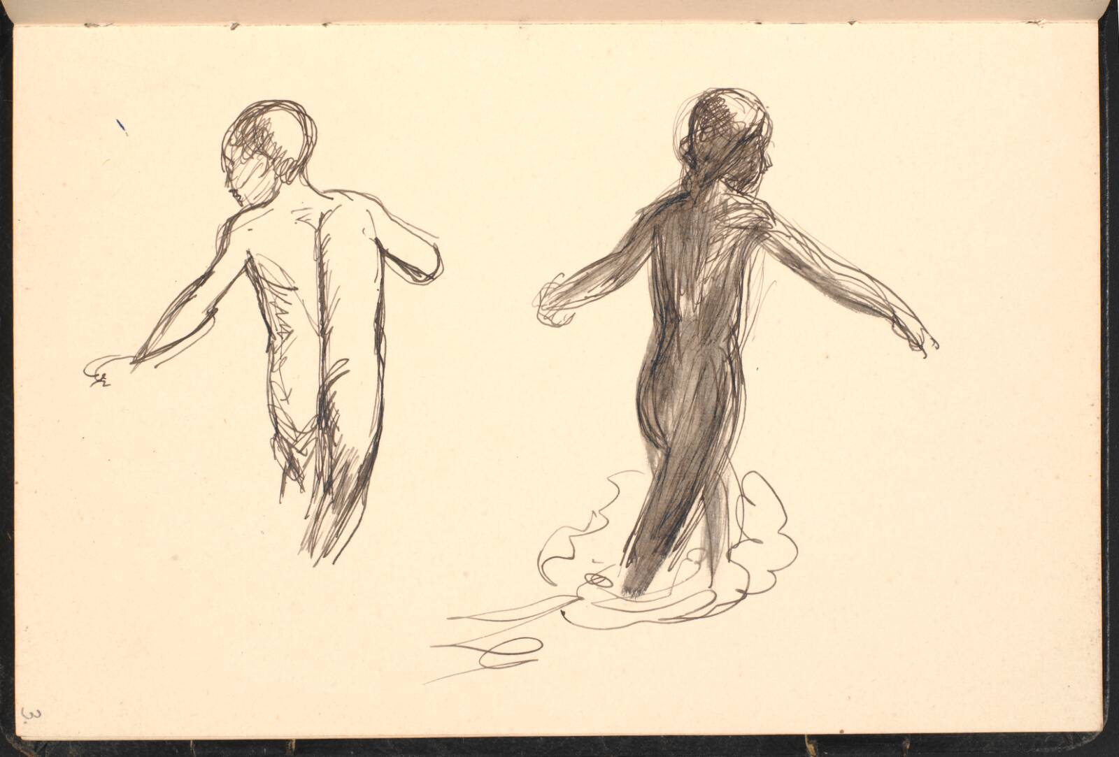 To badende børn, J.F. Willumsen, 1910
