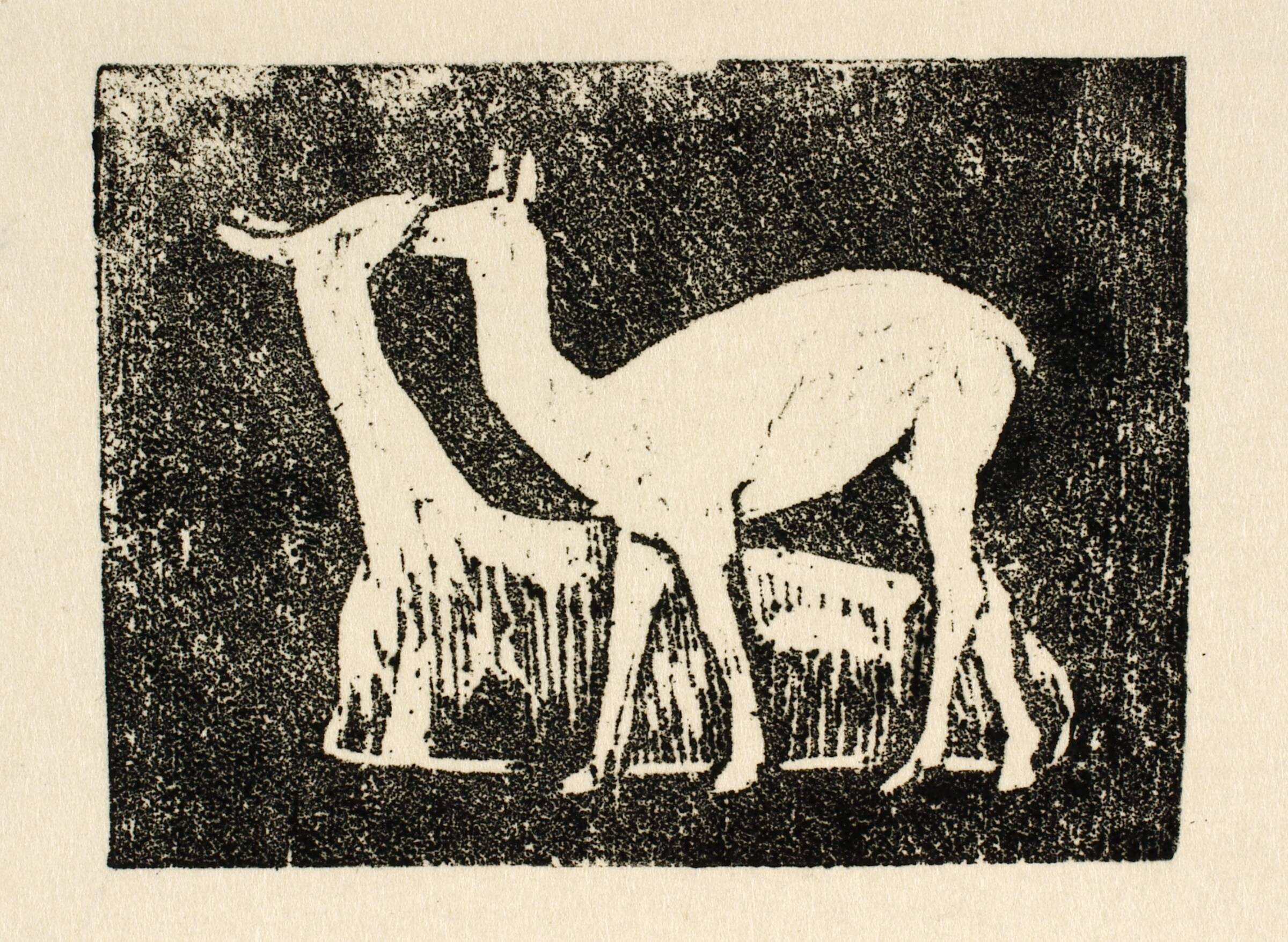 To lamaer, Olivia Holm-Møller, 1915
