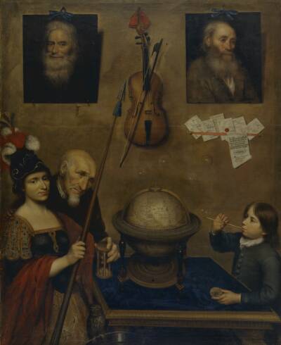 Vanitas med Minerva