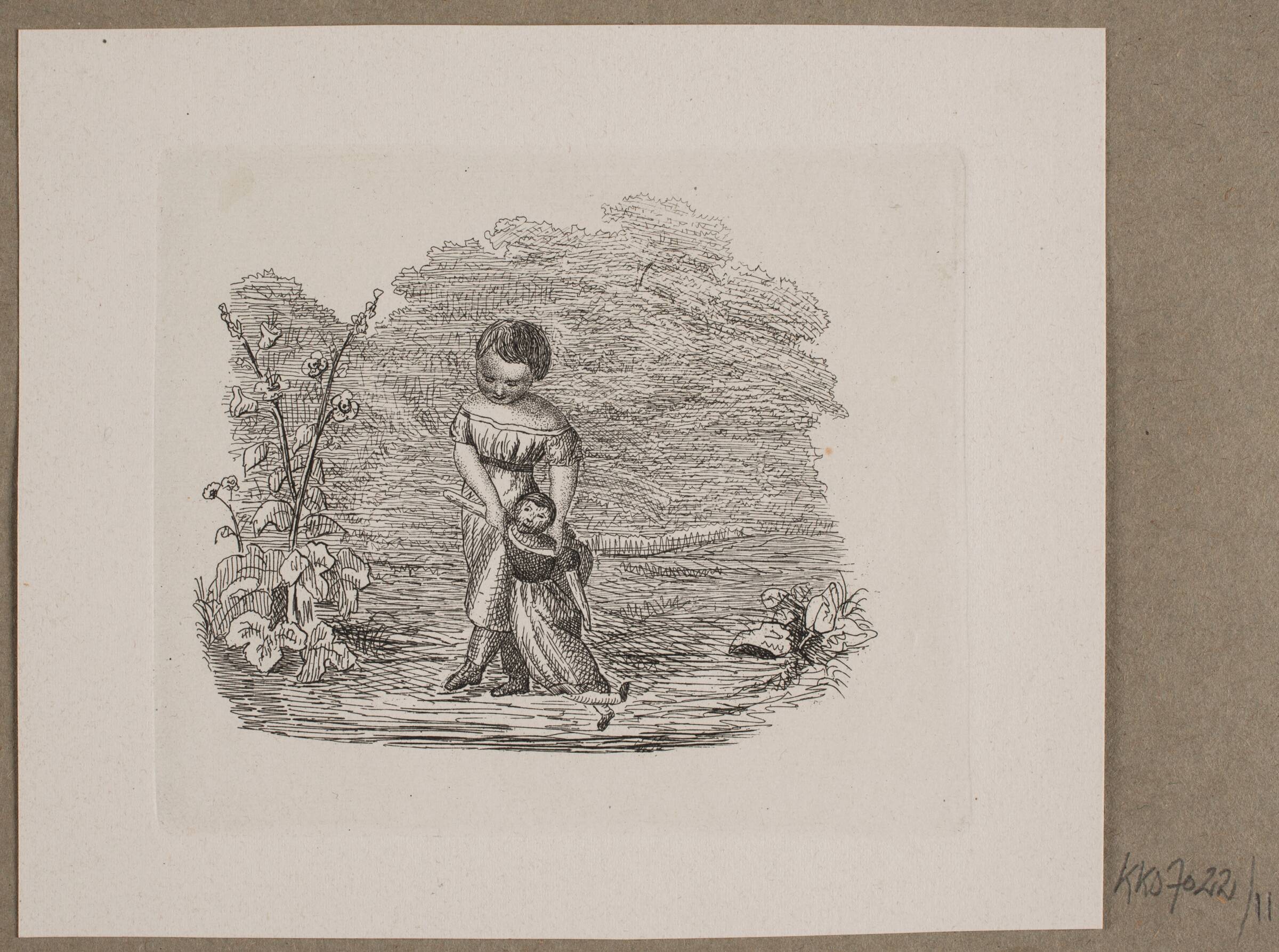 Illustration til O. Specter, "Fabler for Børn", Vilhelm Kyhn, 1838