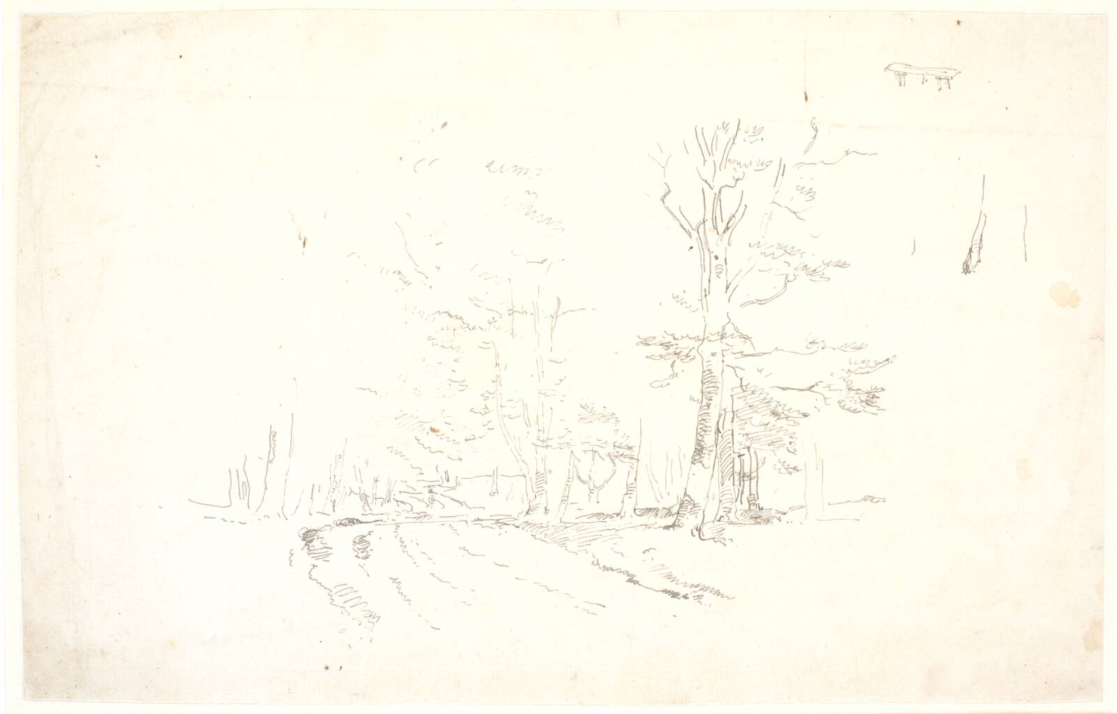 En skovvej, Dankvart Dreyer, 1840-1849
