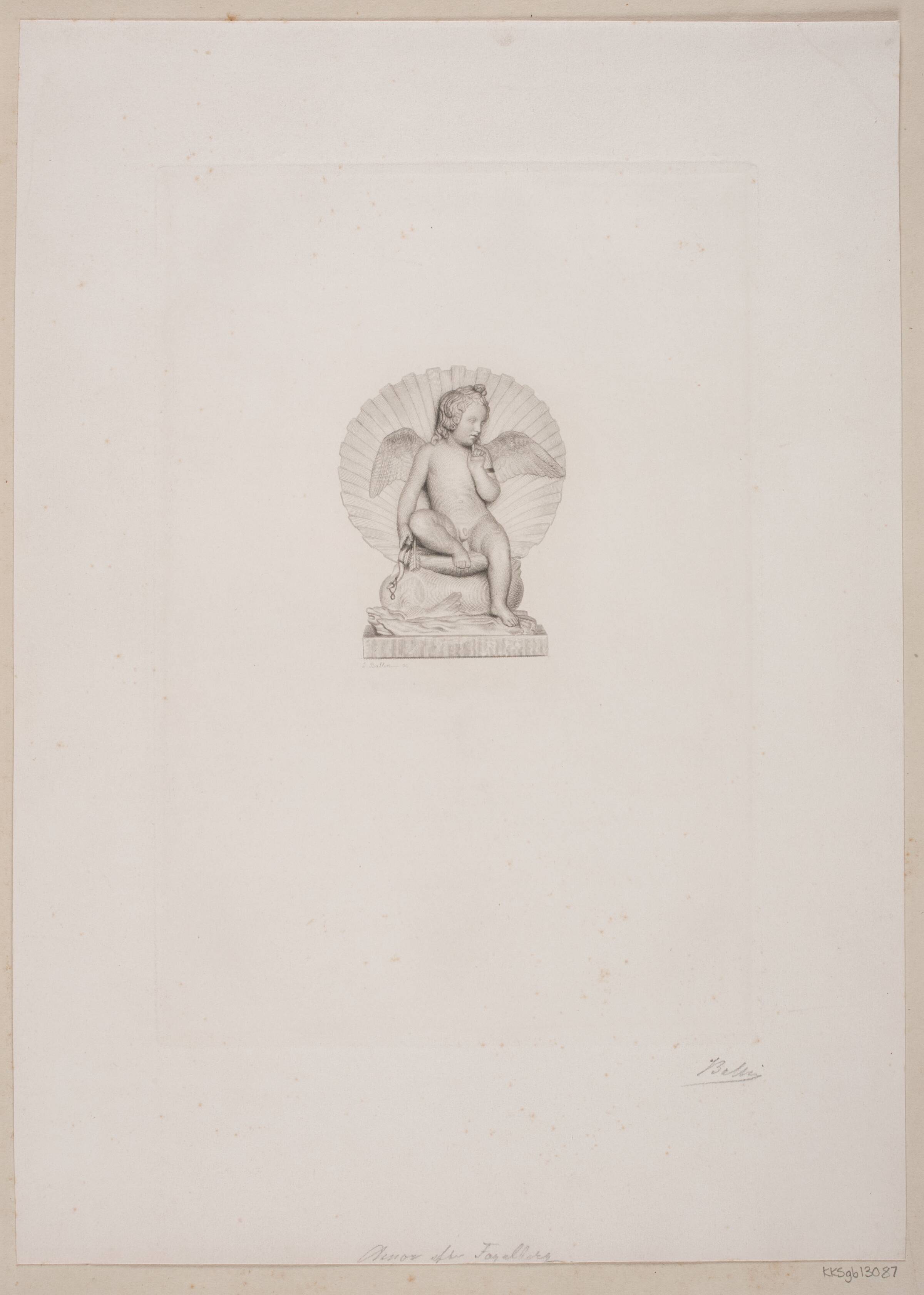 Amor i en muslingeskal, Joel Ballin, 1822-1885