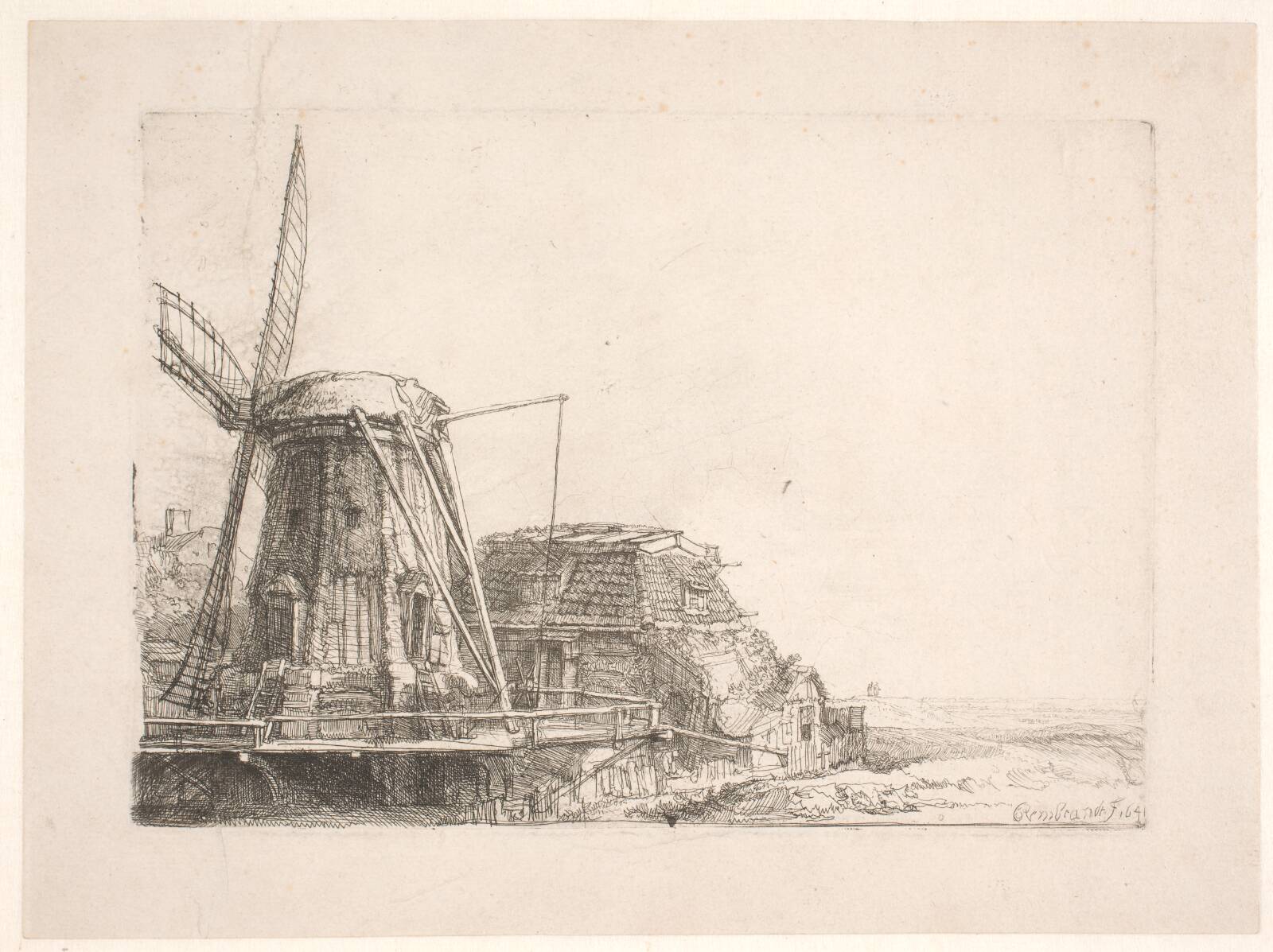 Møllen, Rembrandt van Rijn, 1641
