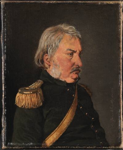 Oberst Joachim Theodor Lundbye, kunstnerens fader
