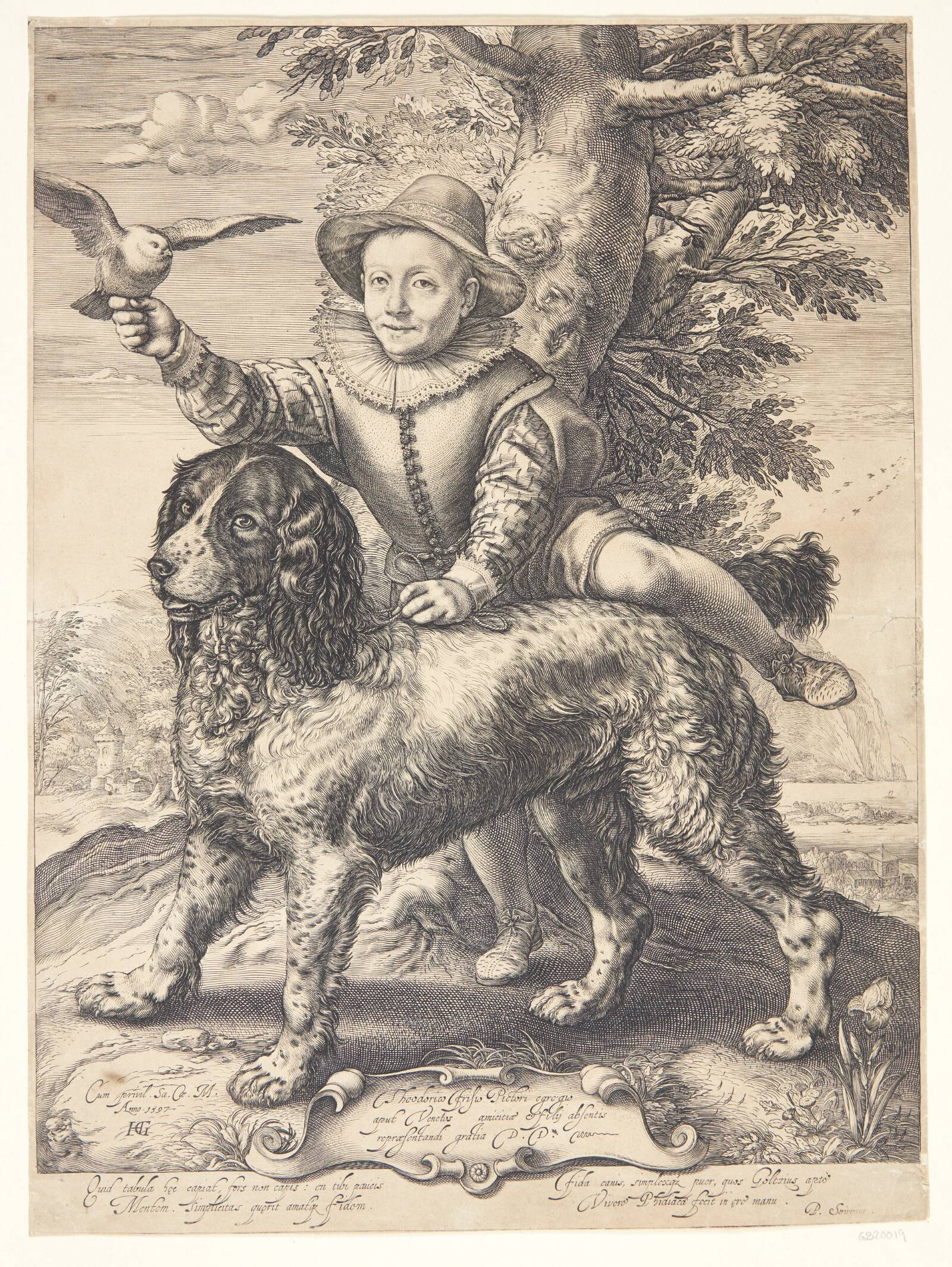 Frederik de Vries, Hendrick Goltzius, 1597