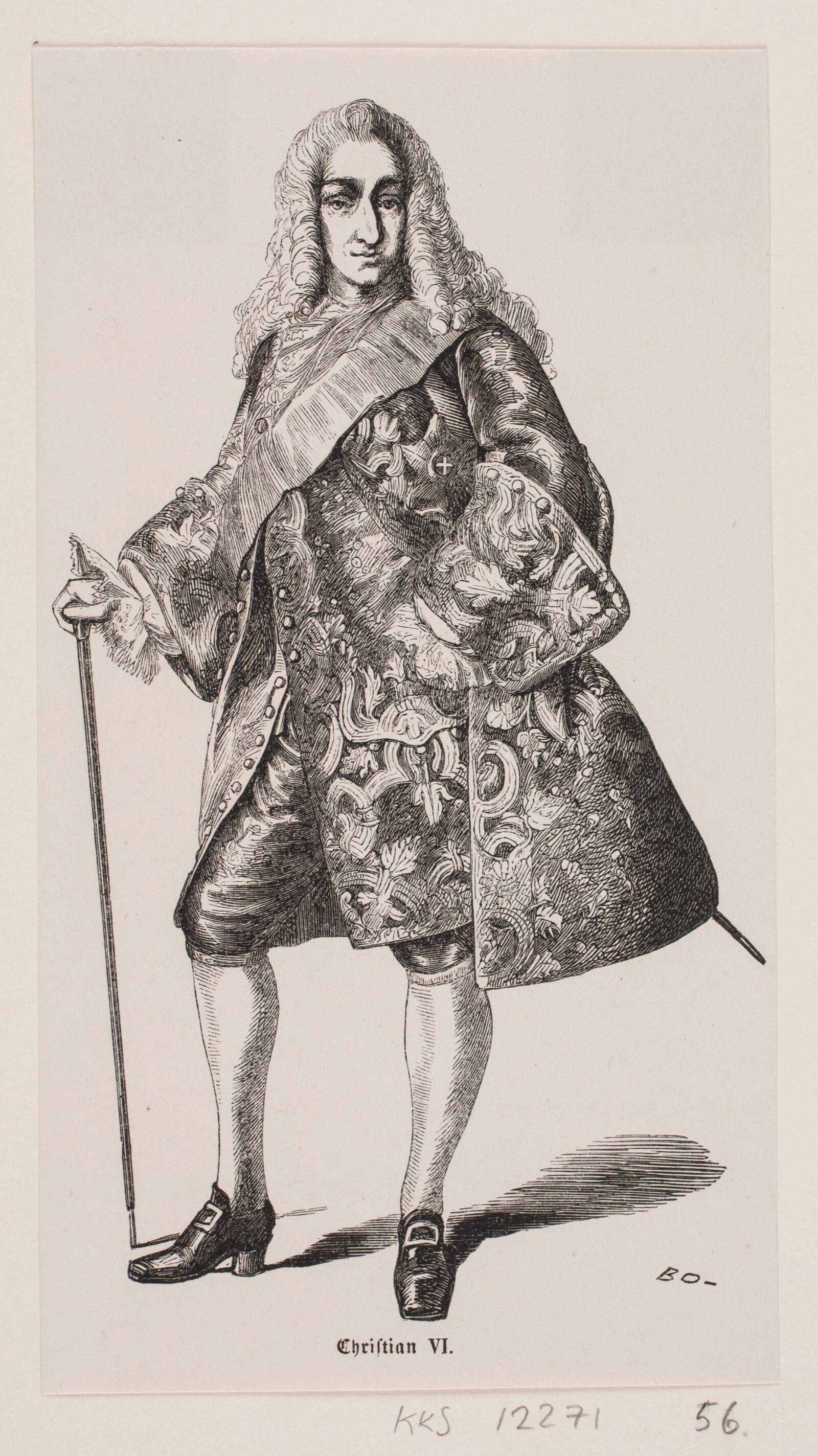 Christian VI, Bernhard Olsen, 1859-1860