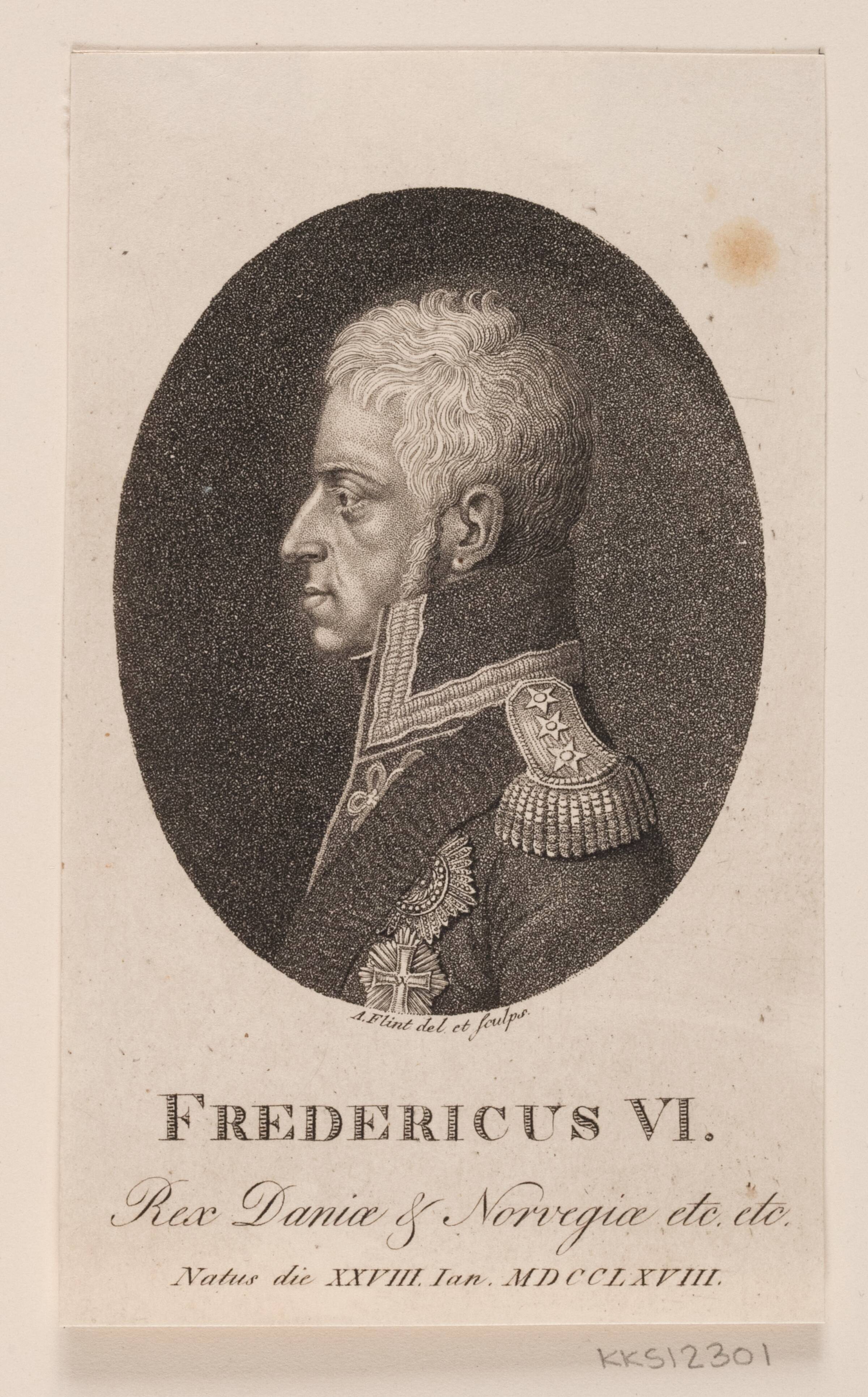 Kong Frederik VI, Andreas Flint, 1767-1824