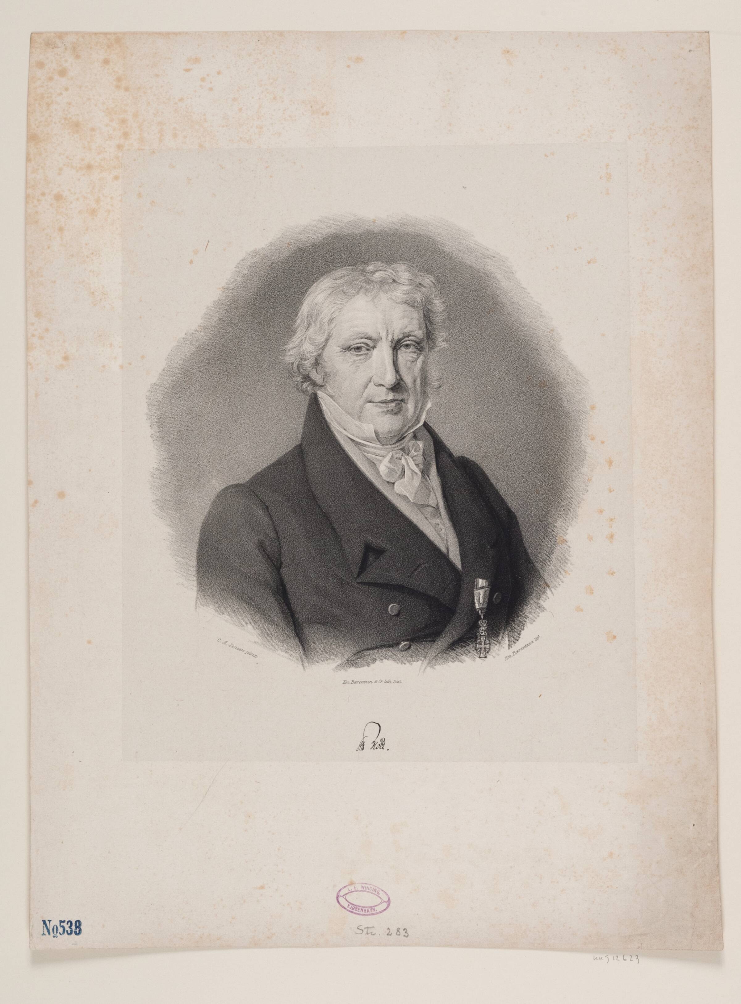 S.N.J. Bloch, Emil Ditlev Bærentzen, 1840