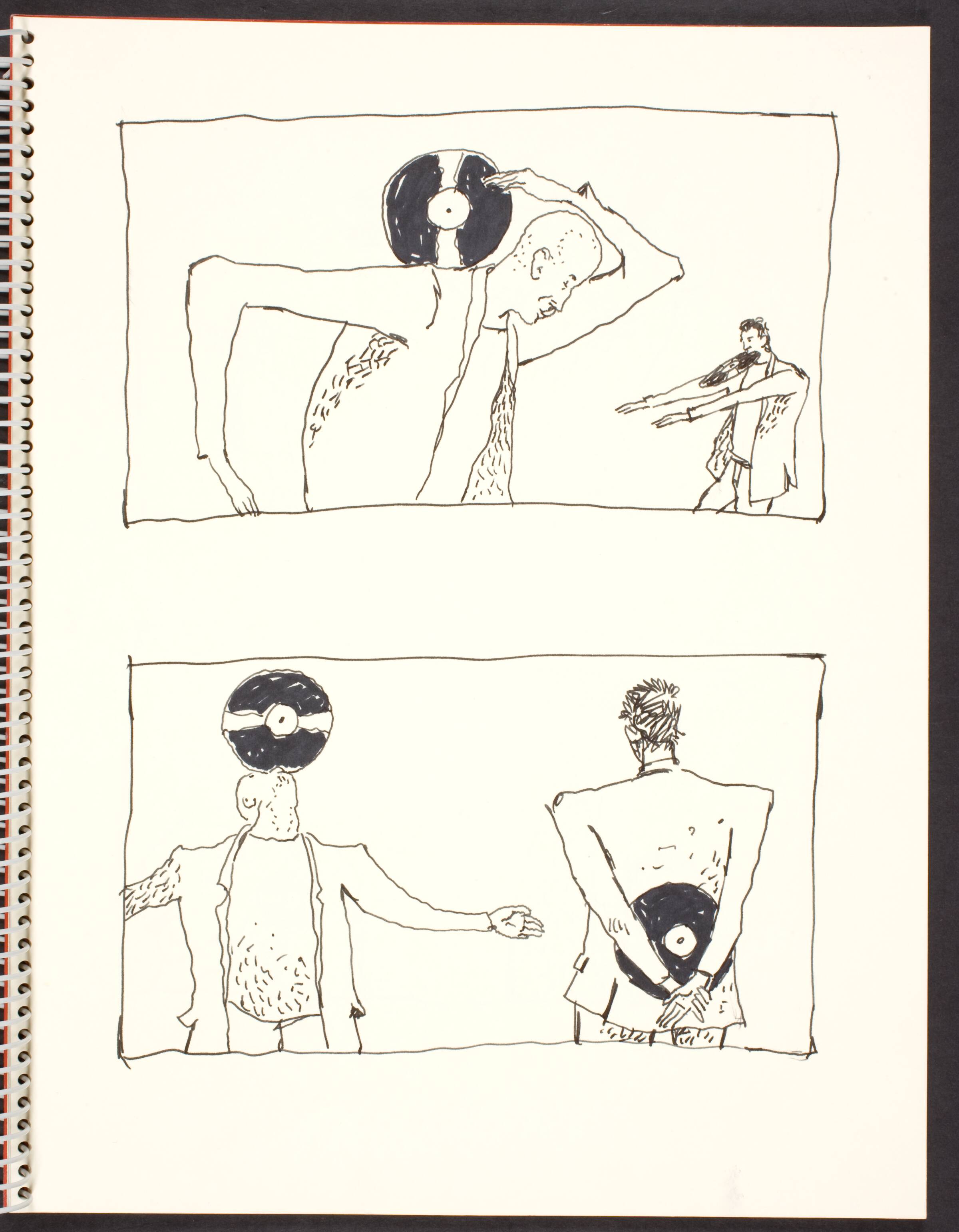 Uden titel, Michael Kvium, 1985