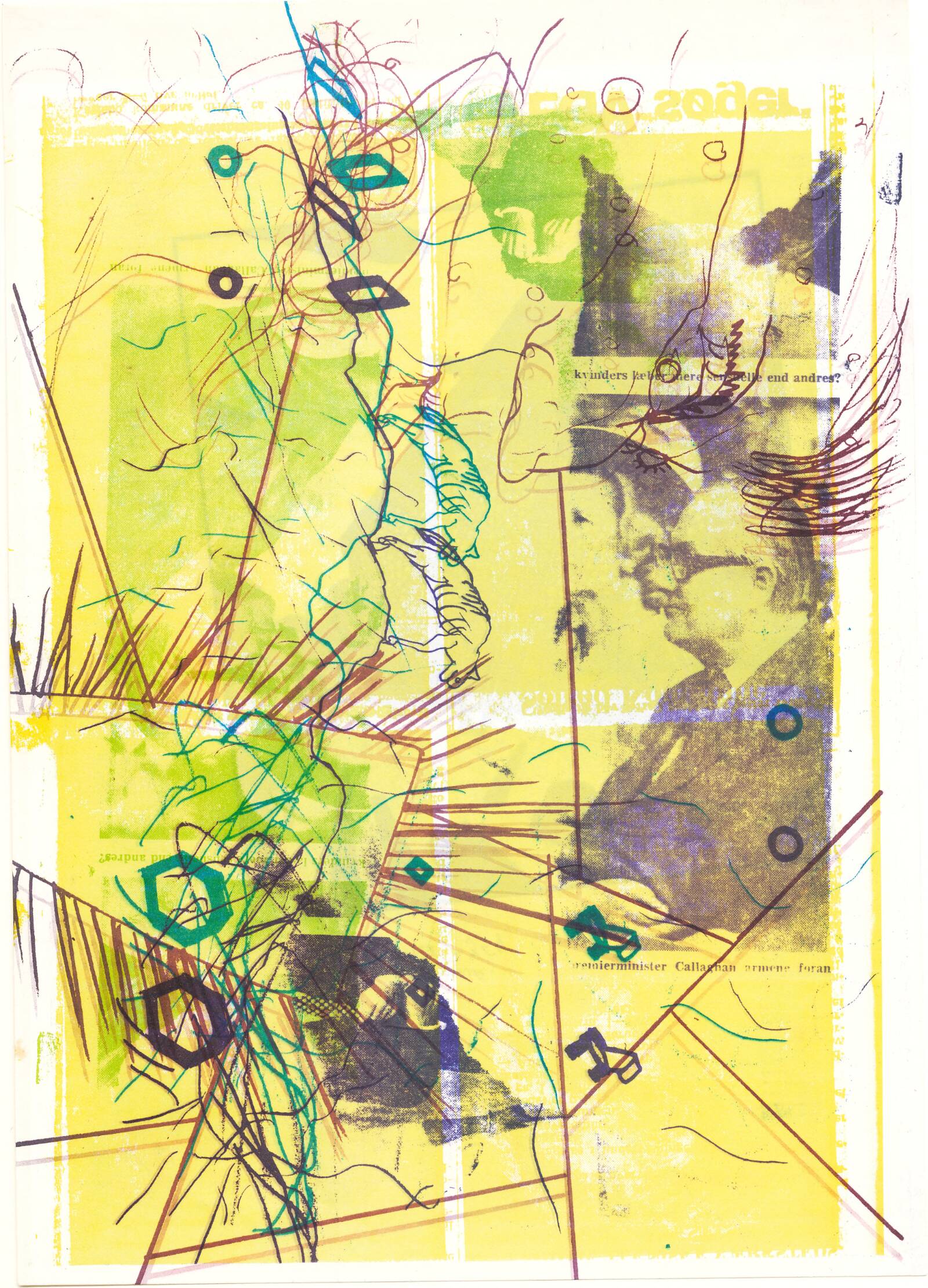 Uden titel, Ole Sporring, 1977