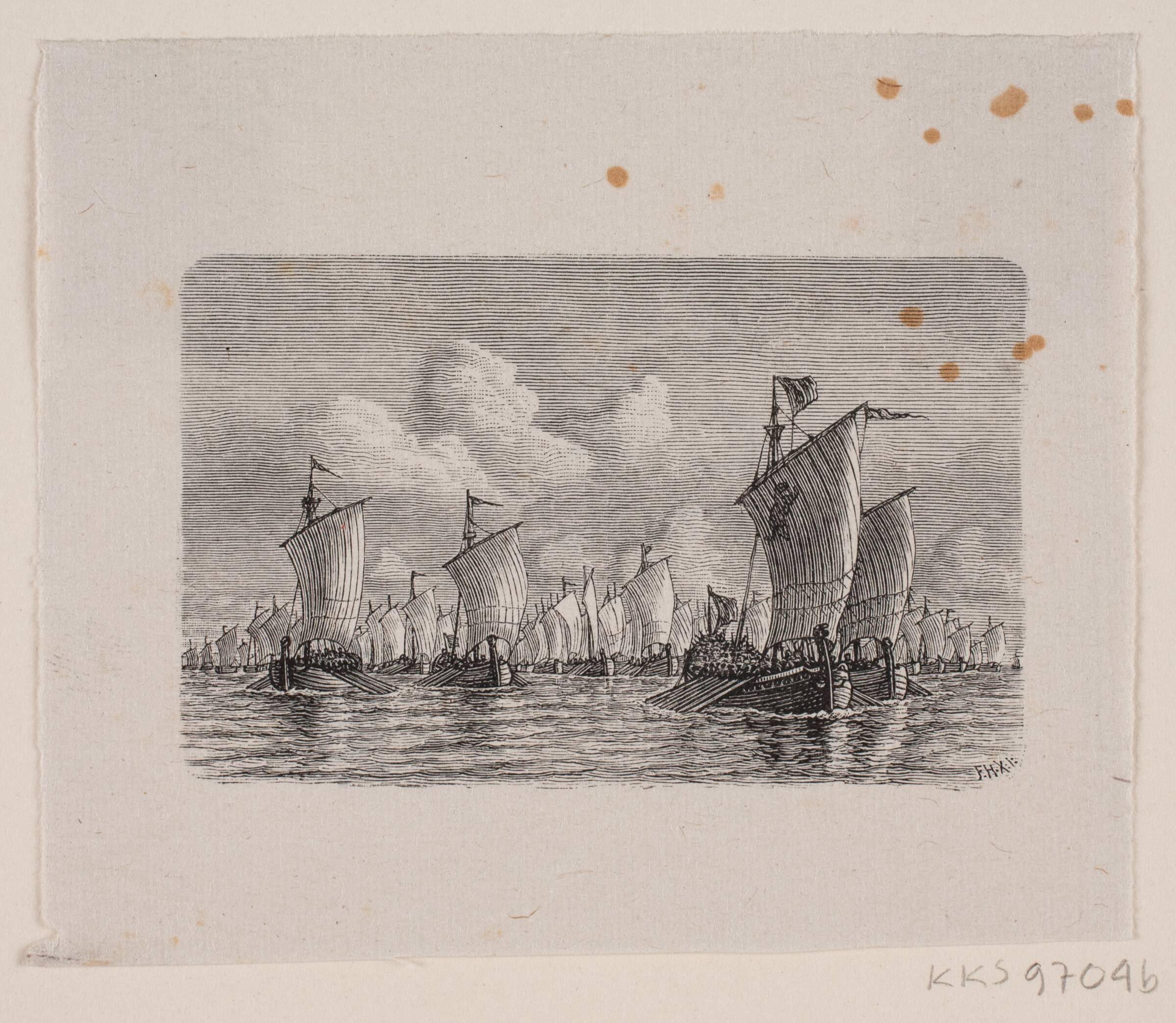 Vikingeflåder, Waldemar Bøhme, 1848-1926