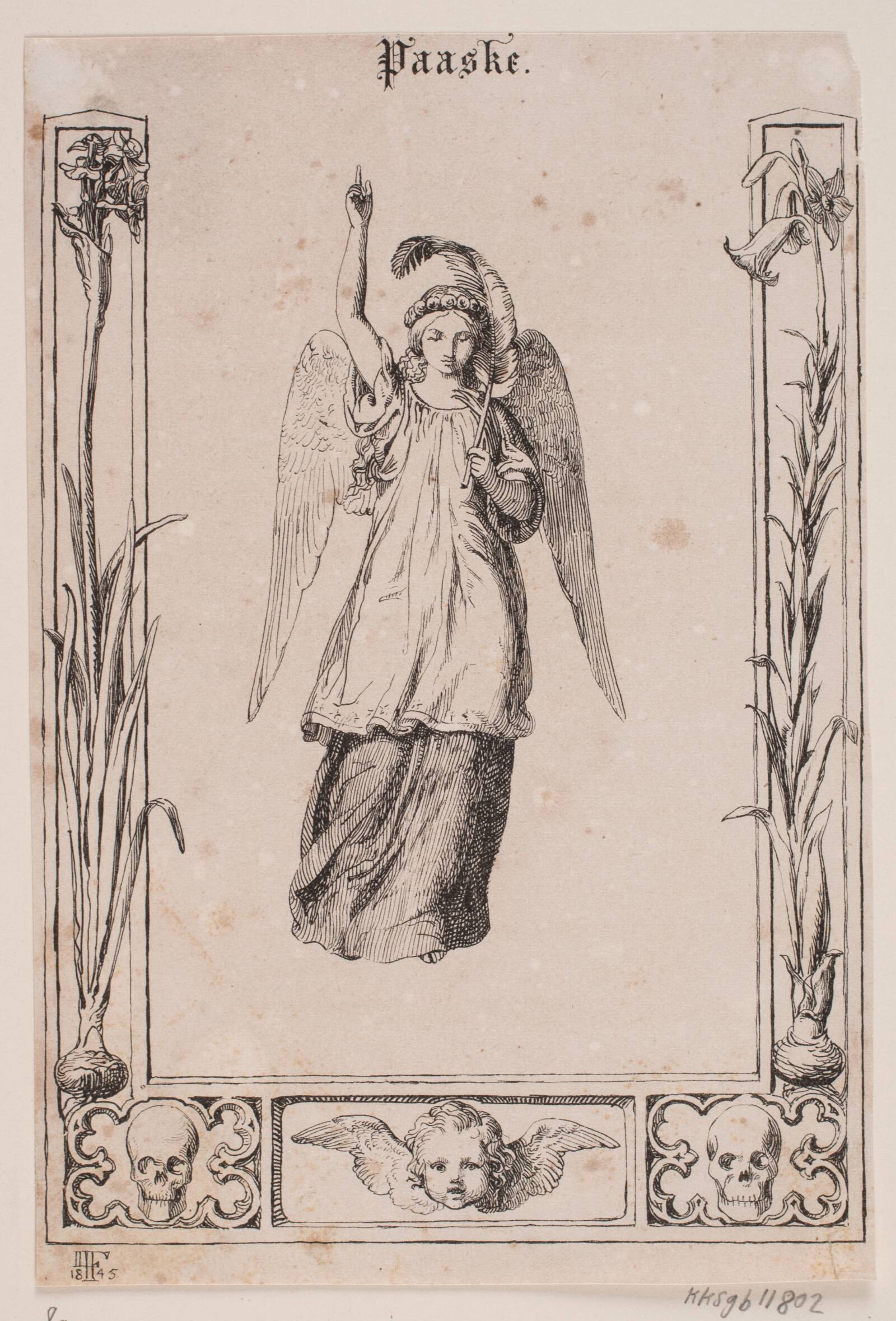Paaske, Ubekendt, 1845