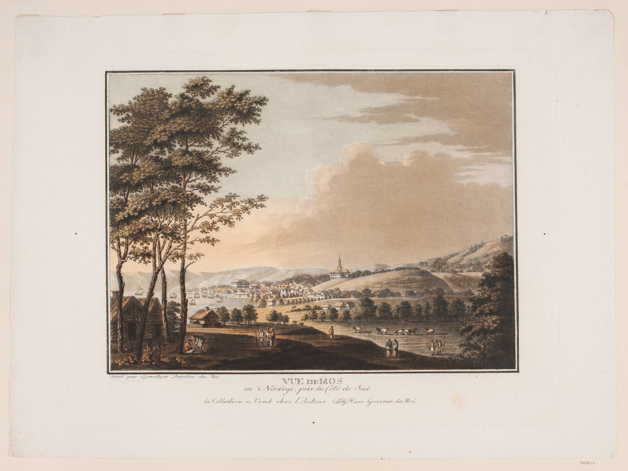 Vue de Mos, Georg Haas, 1788-1792