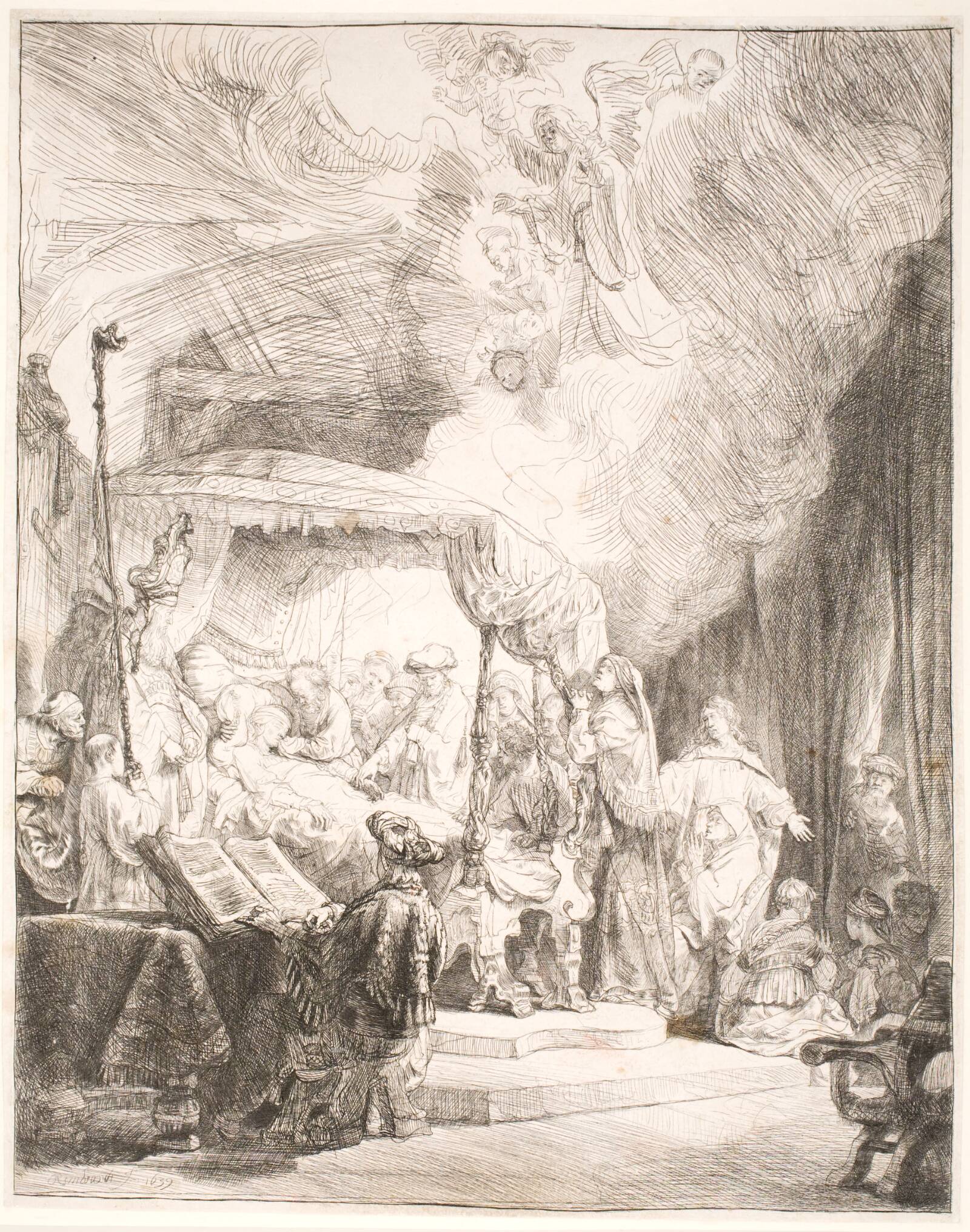 Jomfru Marias død, Rembrandt van Rijn, 1639