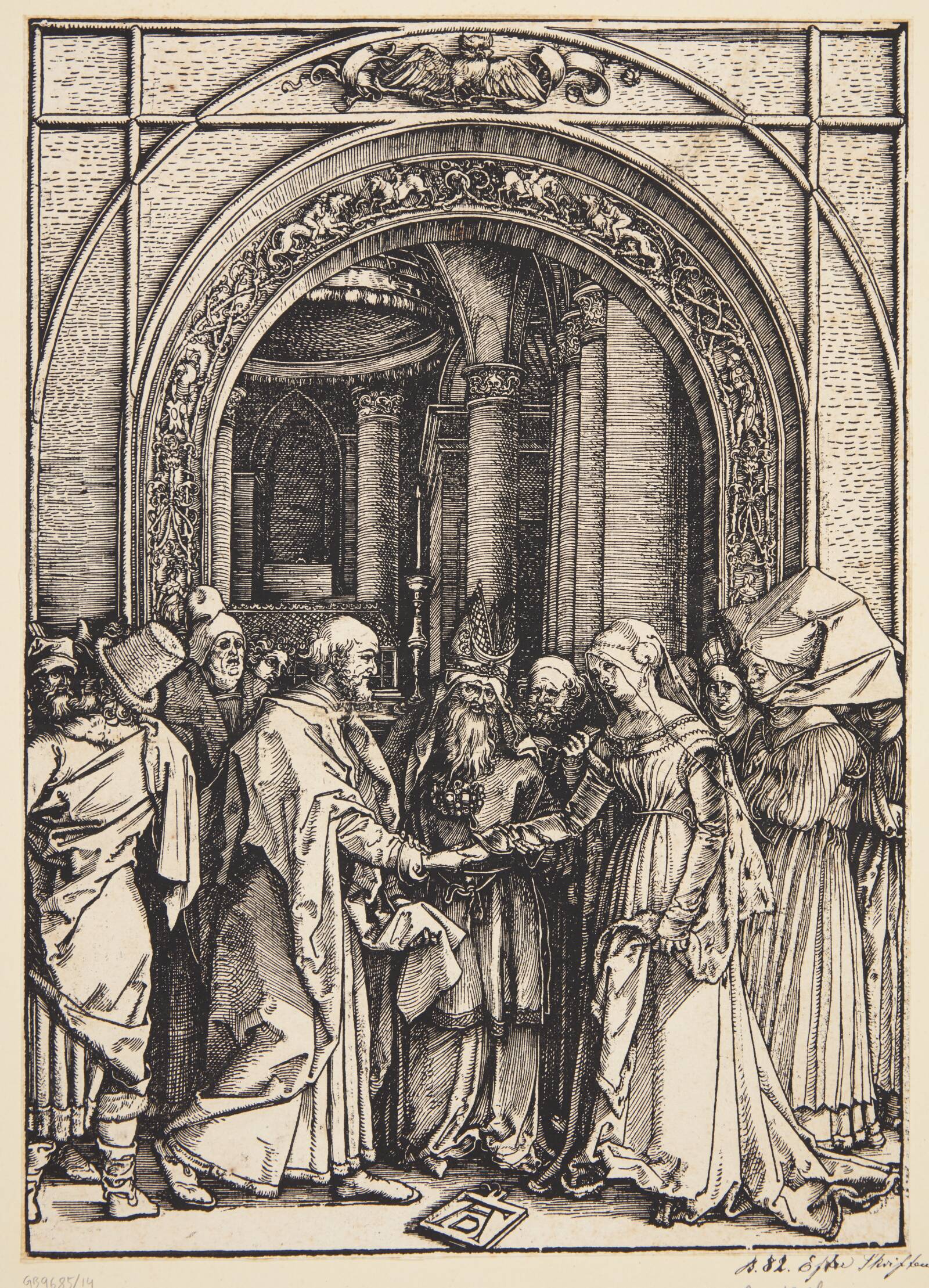 Jomfru Maria's forlovelse, Albrecht Dürer, 1502-1505