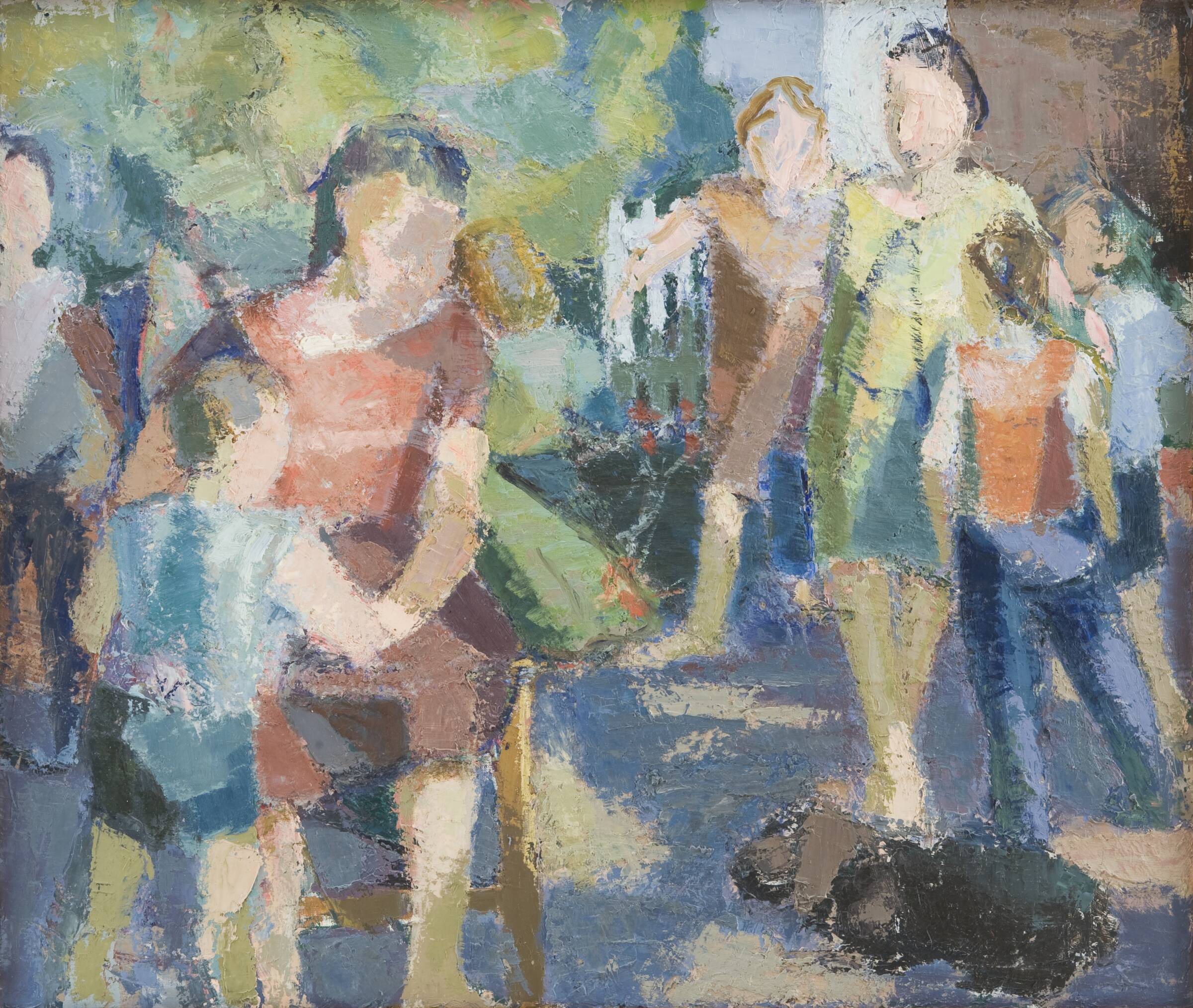 Kvinder og børn, Alexander Klingspor, 1965