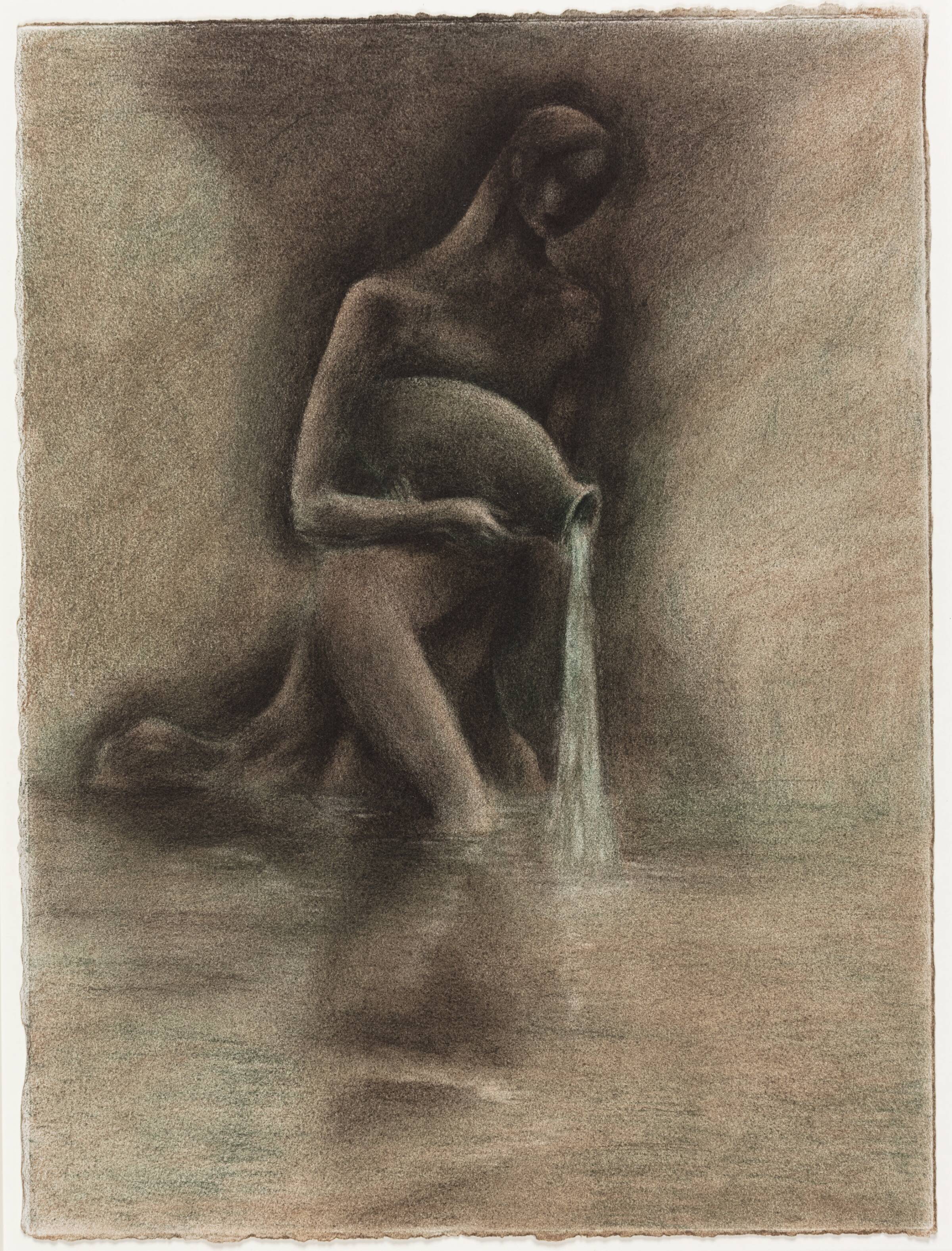 Kvinde med vase, Adele Rannes, 2021